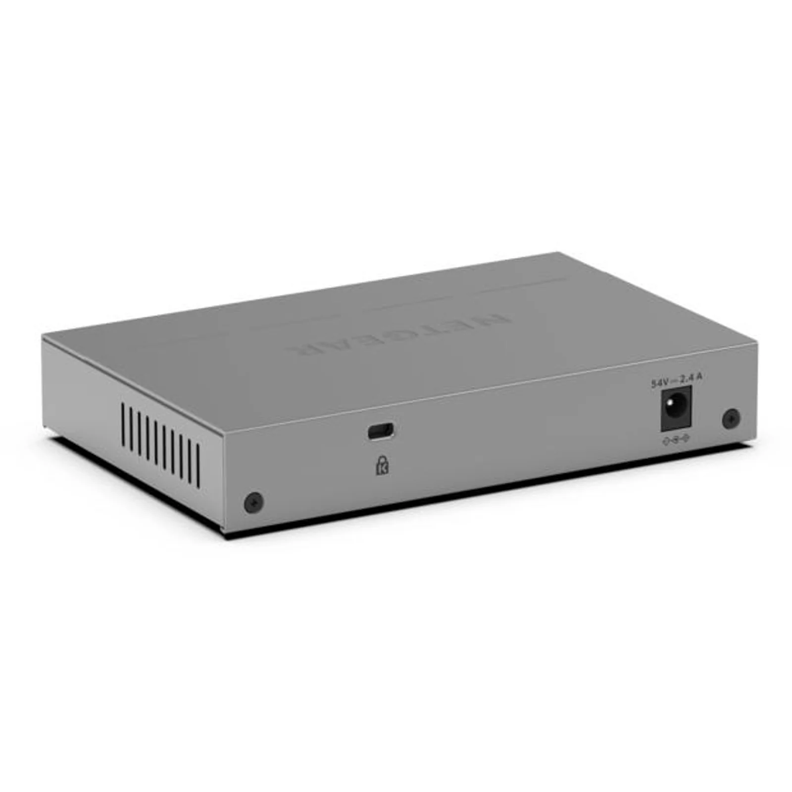 NETGEAR GS108EPP Non-géré Gigabit Ethernet (10/100/1000) Connexion Ethernet, supportant l'alimentation via ce port (PoE) Montage sur le bureau ou sur le mur Gris