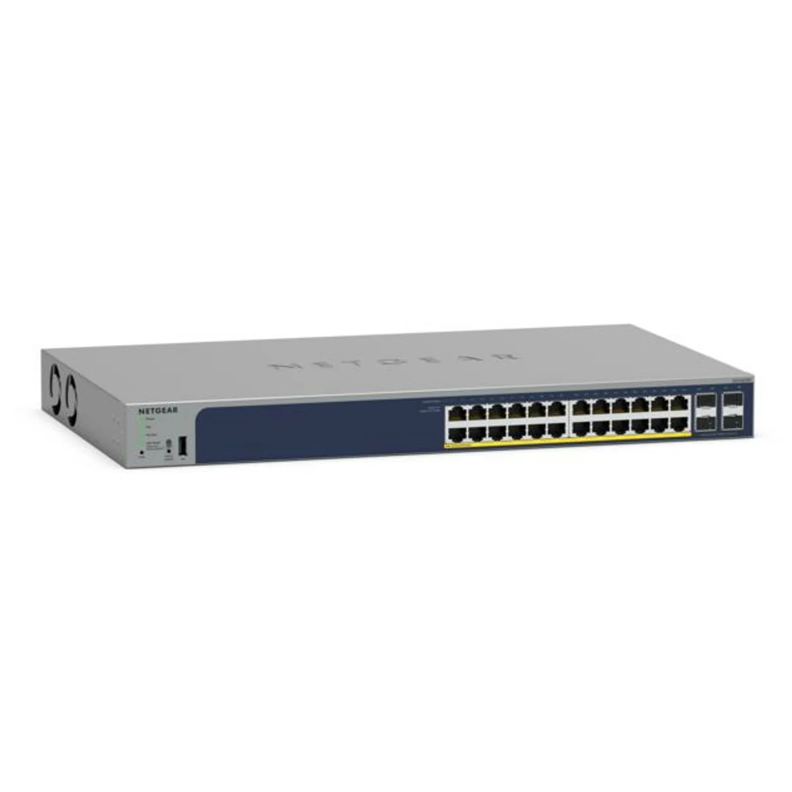 NETGEAR GS728TPP Géré L2/L3/L4 Gigabit Ethernet (10/100/1000) Connexion Ethernet, supportant l'alimentation via ce port (PoE) Gris