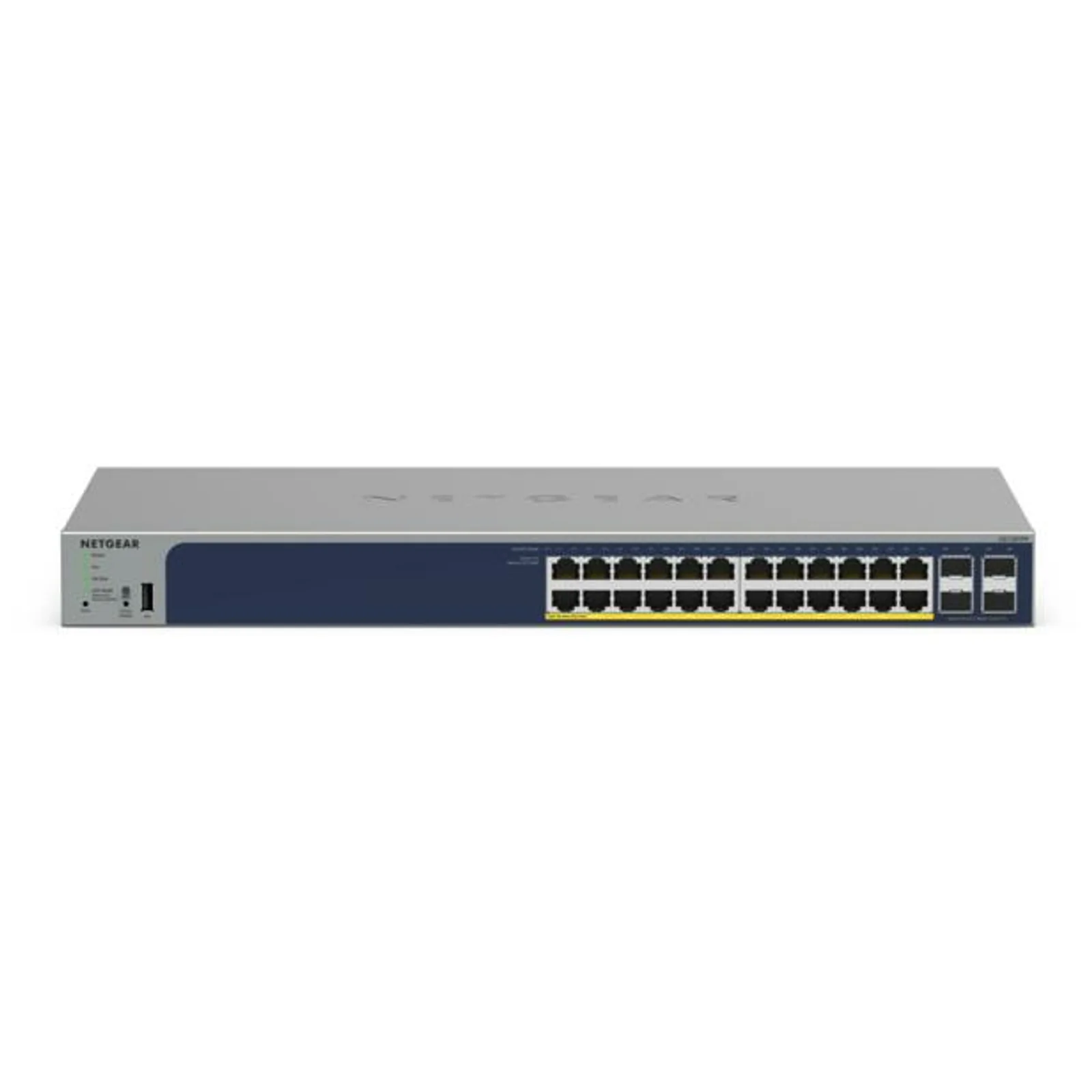 NETGEAR GS728TPP Géré L2/L3/L4 Gigabit Ethernet (10/100/1000) Connexion Ethernet, supportant l'alimentation via ce port (PoE) Gris