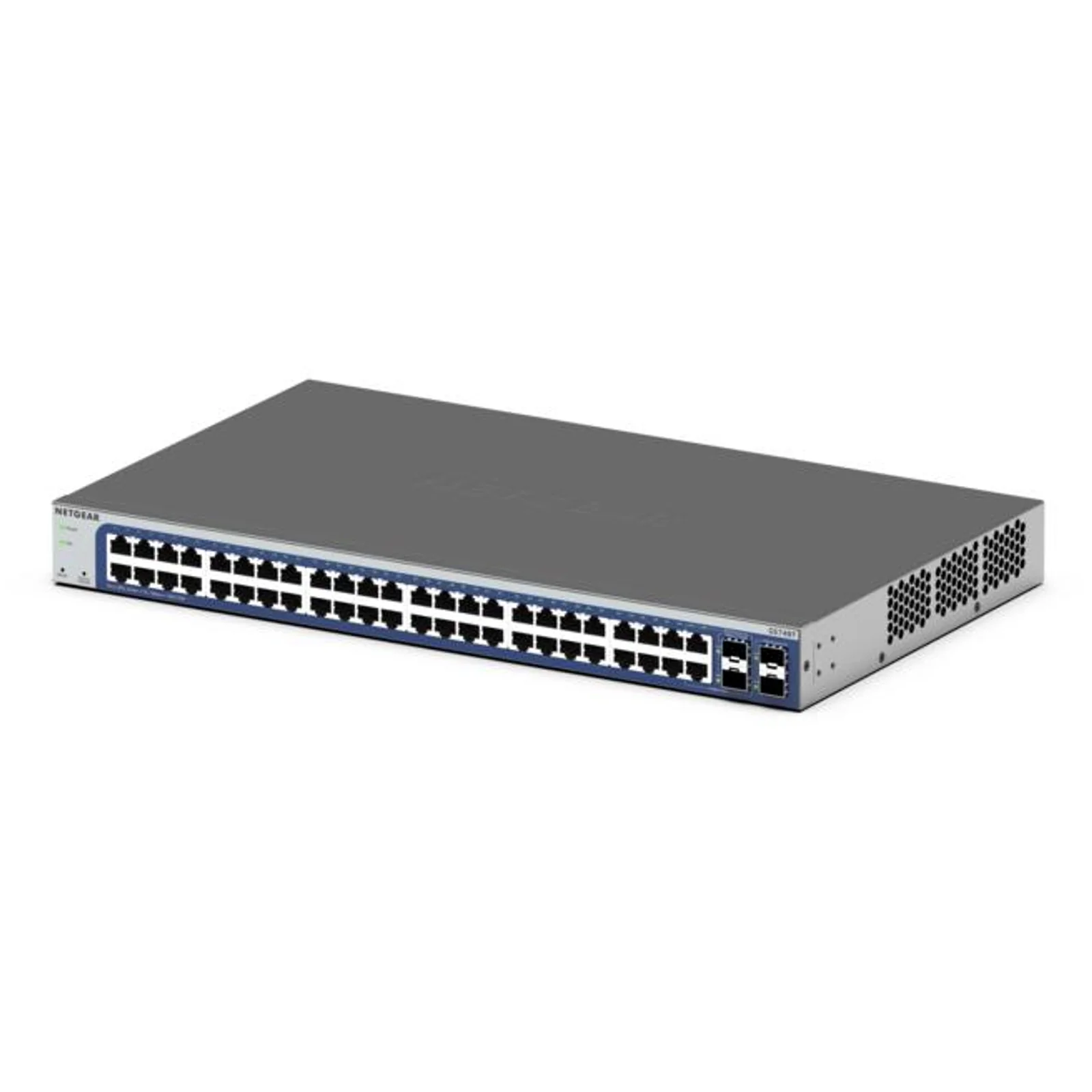 NETGEAR GS748Tv6 Géré L2/L3/L4 Gigabit Ethernet (10/100/1000) Noir, Gris