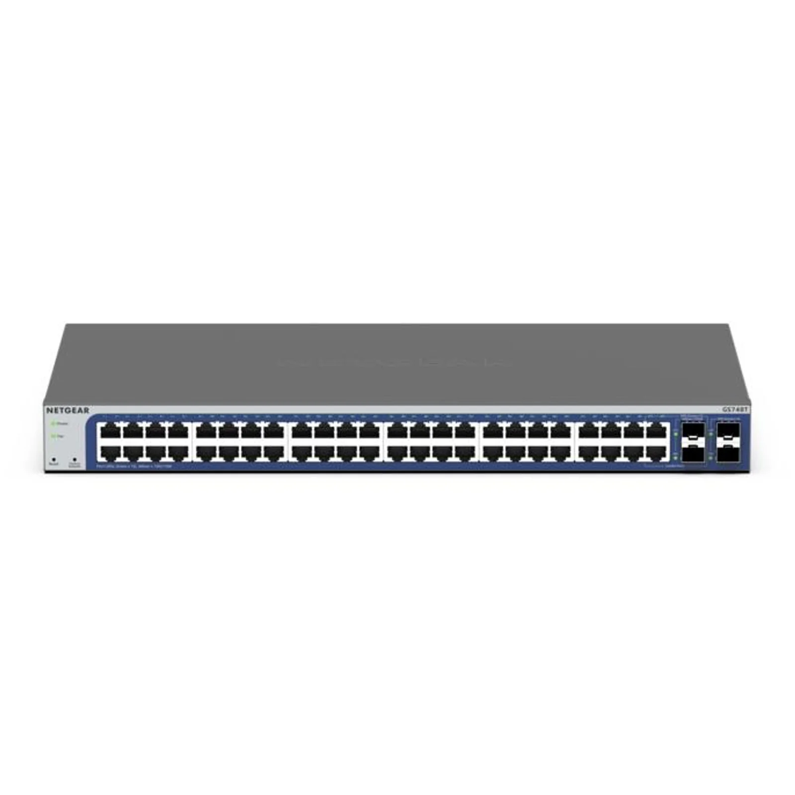 NETGEAR GS748Tv6 Géré L2/L3/L4 Gigabit Ethernet (10/100/1000) Noir, Gris