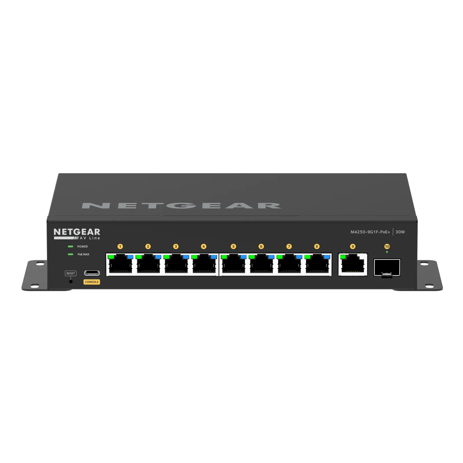 GSM4210PD-100EUS commutateur réseau Géré L2/L3 Gigabit Ethernet (10/100/1000) Connexion Ethernet, supportant l'alimentation via ce port (PoE) Noir