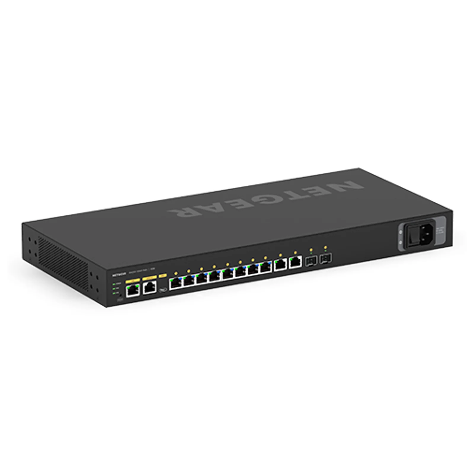 M4250-10G2F Géré L2/L3 Gigabit Ethernet (10/100/1000) Connexion Ethernet, supportant l'alimentation via ce port (PoE) 1U Noir