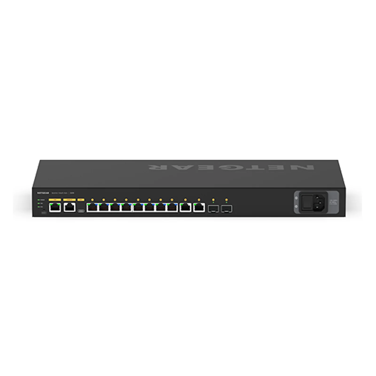 NETGEAR M4250-10G2F Géré L2/L3 Gigabit Ethernet (10/100/1000) Connexion Ethernet, supportant l'alimentation via ce port (PoE) 1U Noir