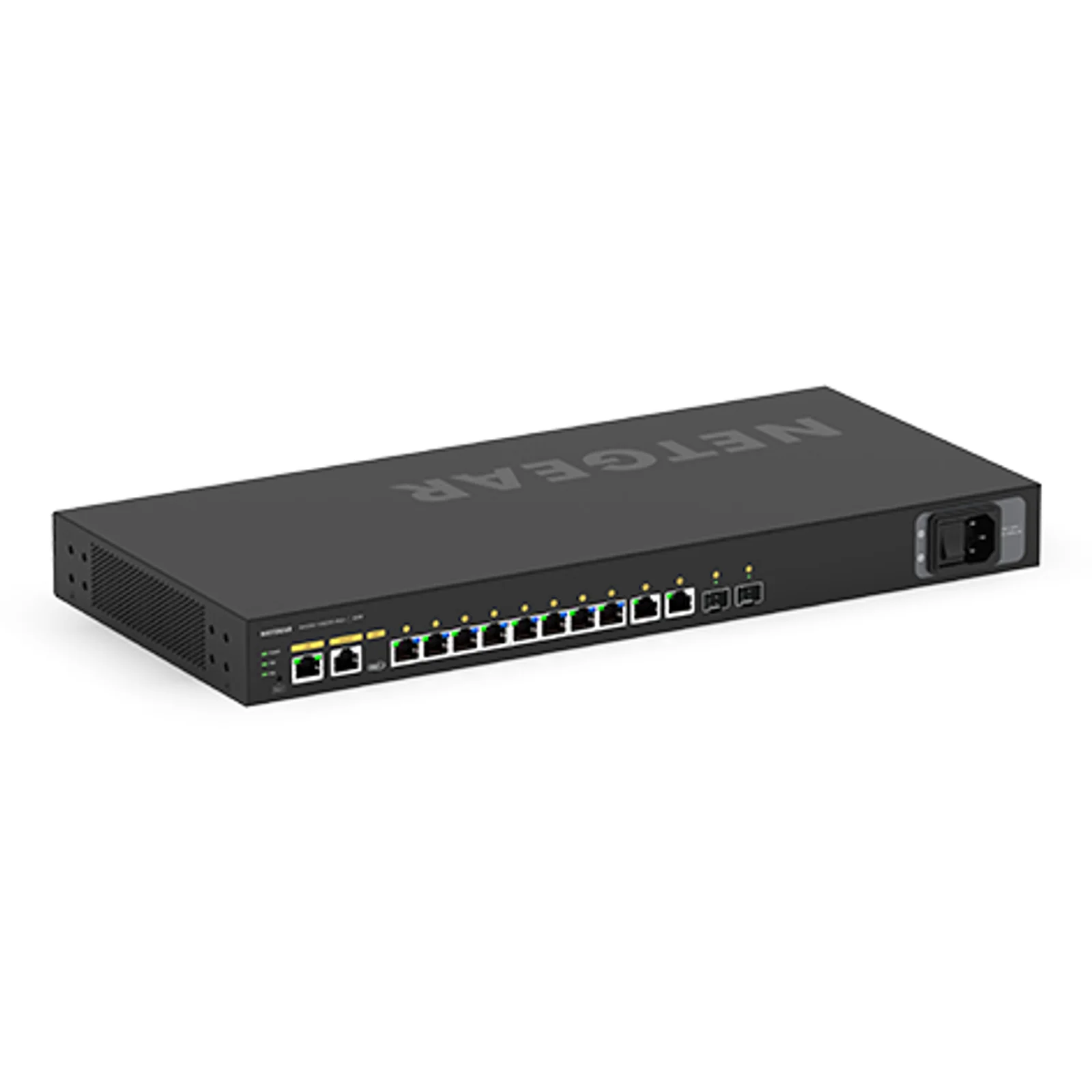 NETGEAR M4250-10G2XF-PoE+ Géré L2/L3 Gigabit Ethernet (10/100/1000) Connexion Ethernet, supportant l'alimentation via ce port (PoE) 1U Noir