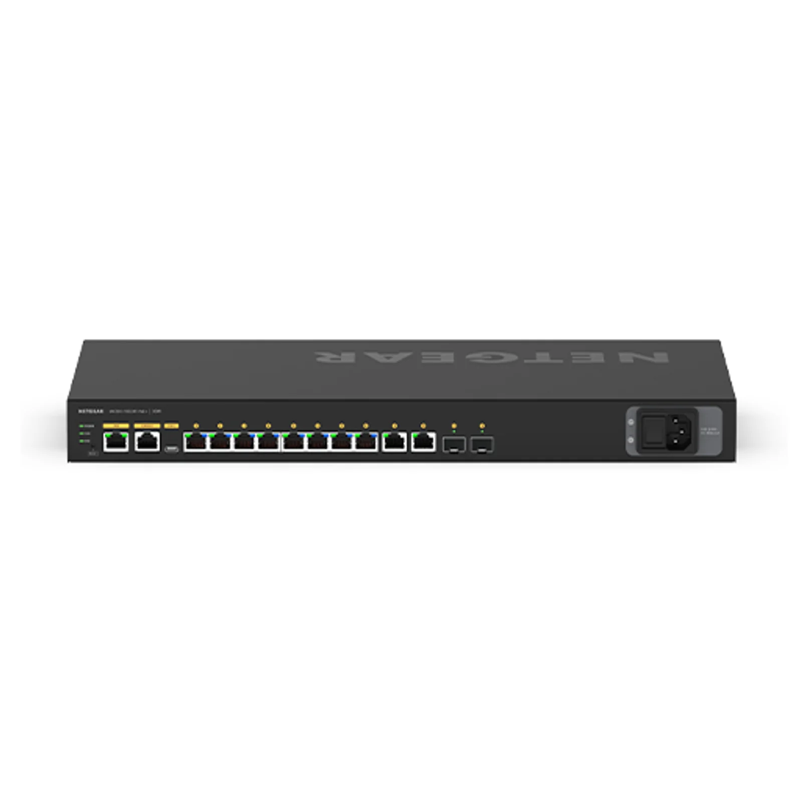 NETGEAR M4250-10G2XF-PoE+ Géré L2/L3 Gigabit Ethernet (10/100/1000) Connexion Ethernet, supportant l'alimentation via ce port (PoE) 1U Noir