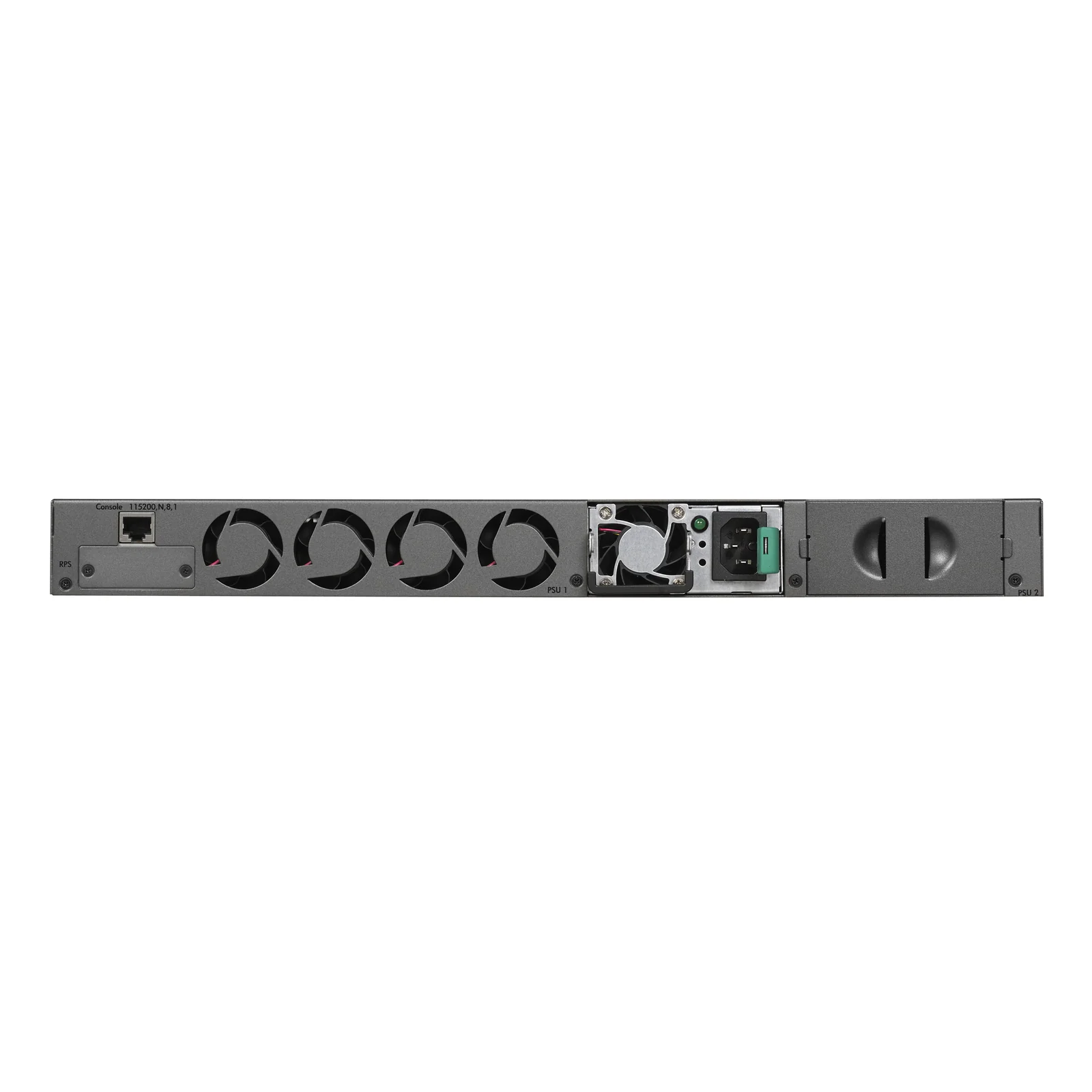 NETGEAR M4300-52G-PoE+ 550W PSU Géré L2/L3/L4 Gigabit Ethernet (10/100/1000) Connexion Ethernet, supportant l'alimentation via ce port (PoE) 1U Noir