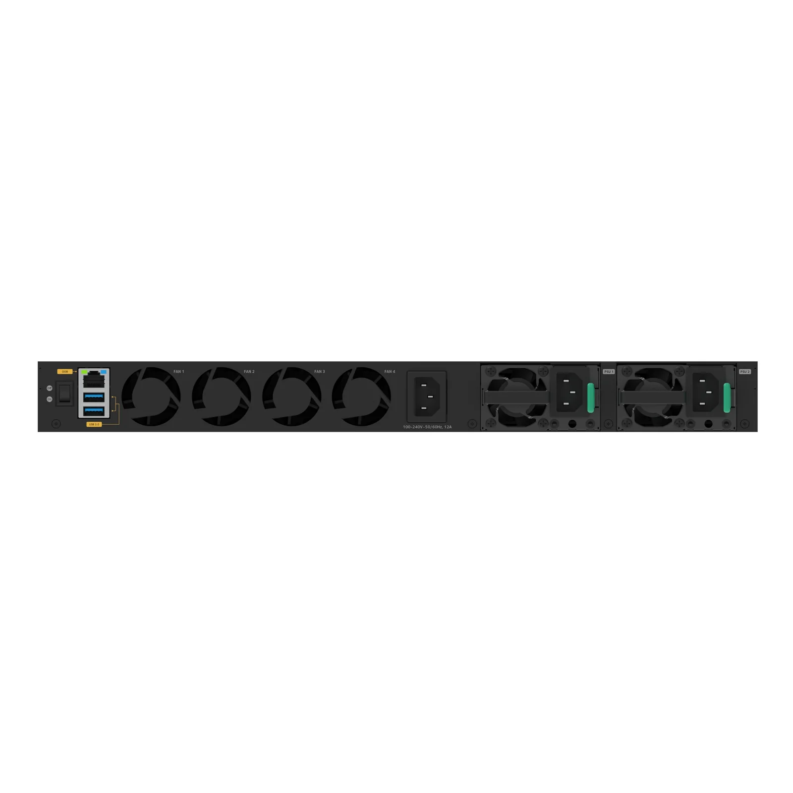 NETGEAR M4350-44M4X4V Géré L3 2.5G Ethernet (100/1000/2500) Connexion Ethernet, supportant l'alimentation via ce port (PoE) 1U Noir
