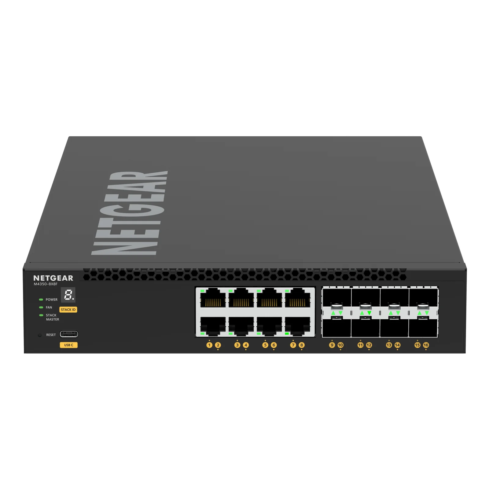 NETGEAR M4350-8X8F Géré L3 10G Ethernet (100/1000/10000) 1U Noir