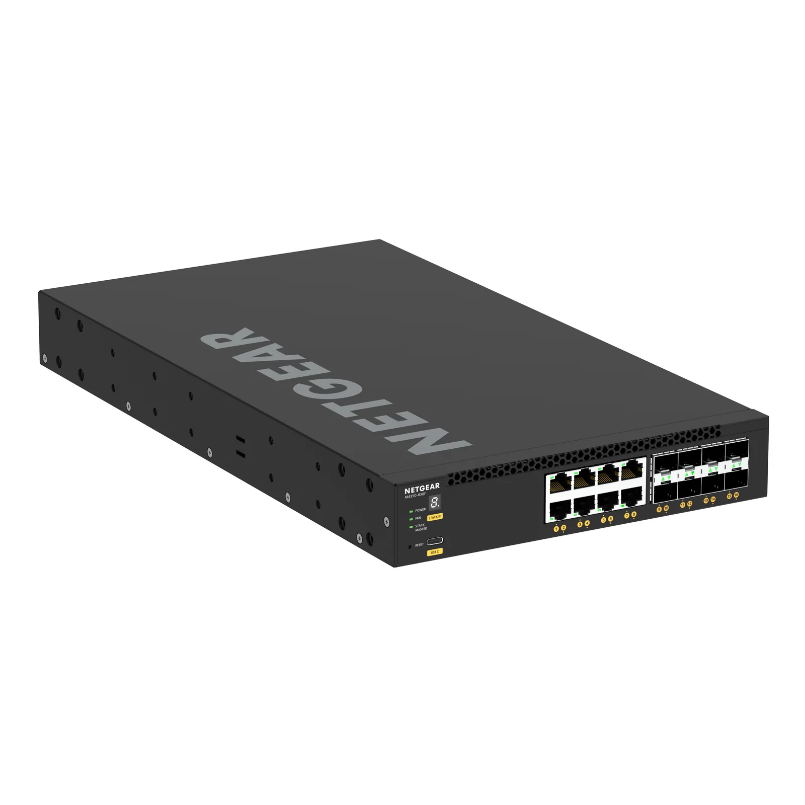 NETGEAR M4350-8X8F Géré L3 10G Ethernet (100/1000/10000) 1U Noir
