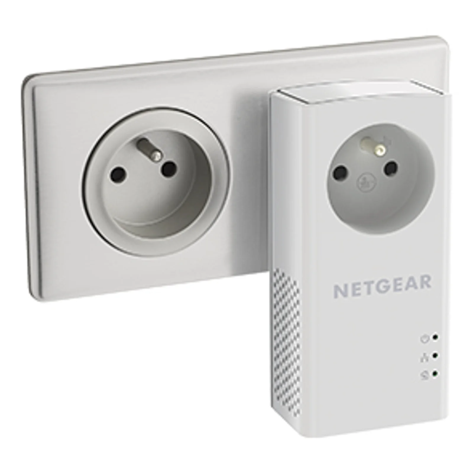 NETGEAR PLP1000-100FRS Adaptateur réseau CPL 1000 Mbit/s Ethernet/LAN Blanc 2 pièce(s)
