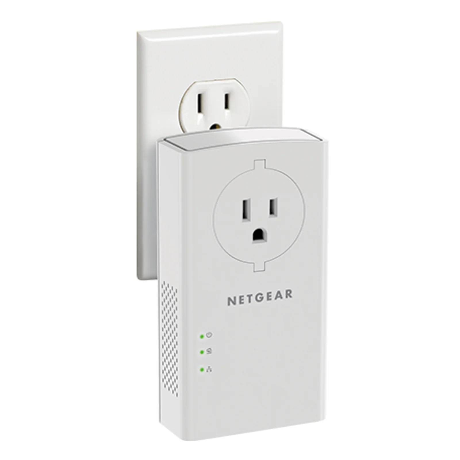 NETGEAR PLP2000-100FRS Adaptateur réseau CPL 2000 Mbit/s Ethernet/LAN Blanc 2 pièce(s)