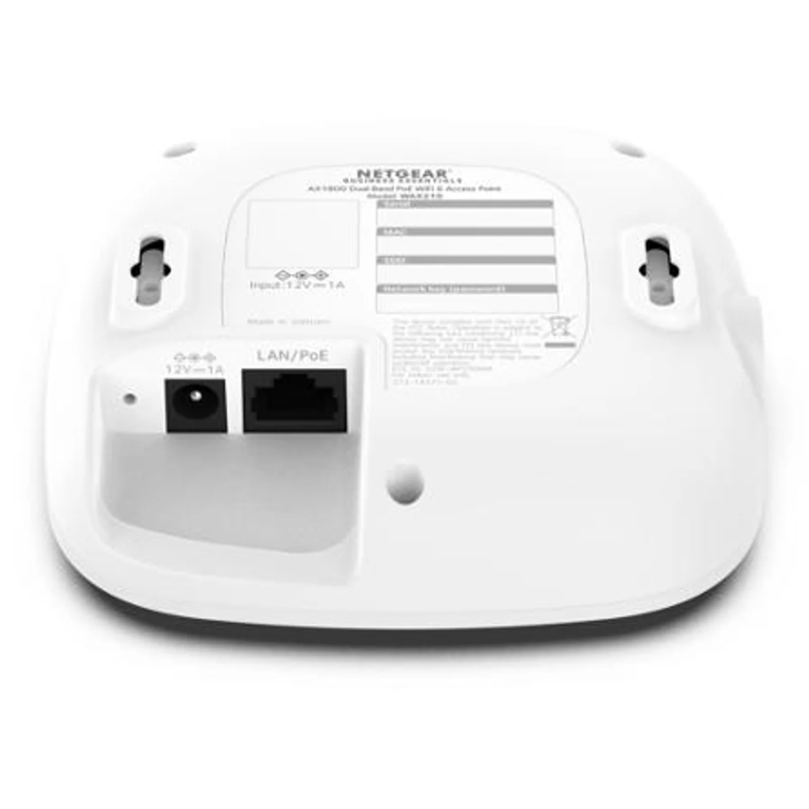 NETGEAR WAX210 1800 Mbit/s Blanc Connexion Ethernet, supportant l'alimentation via ce port (PoE)