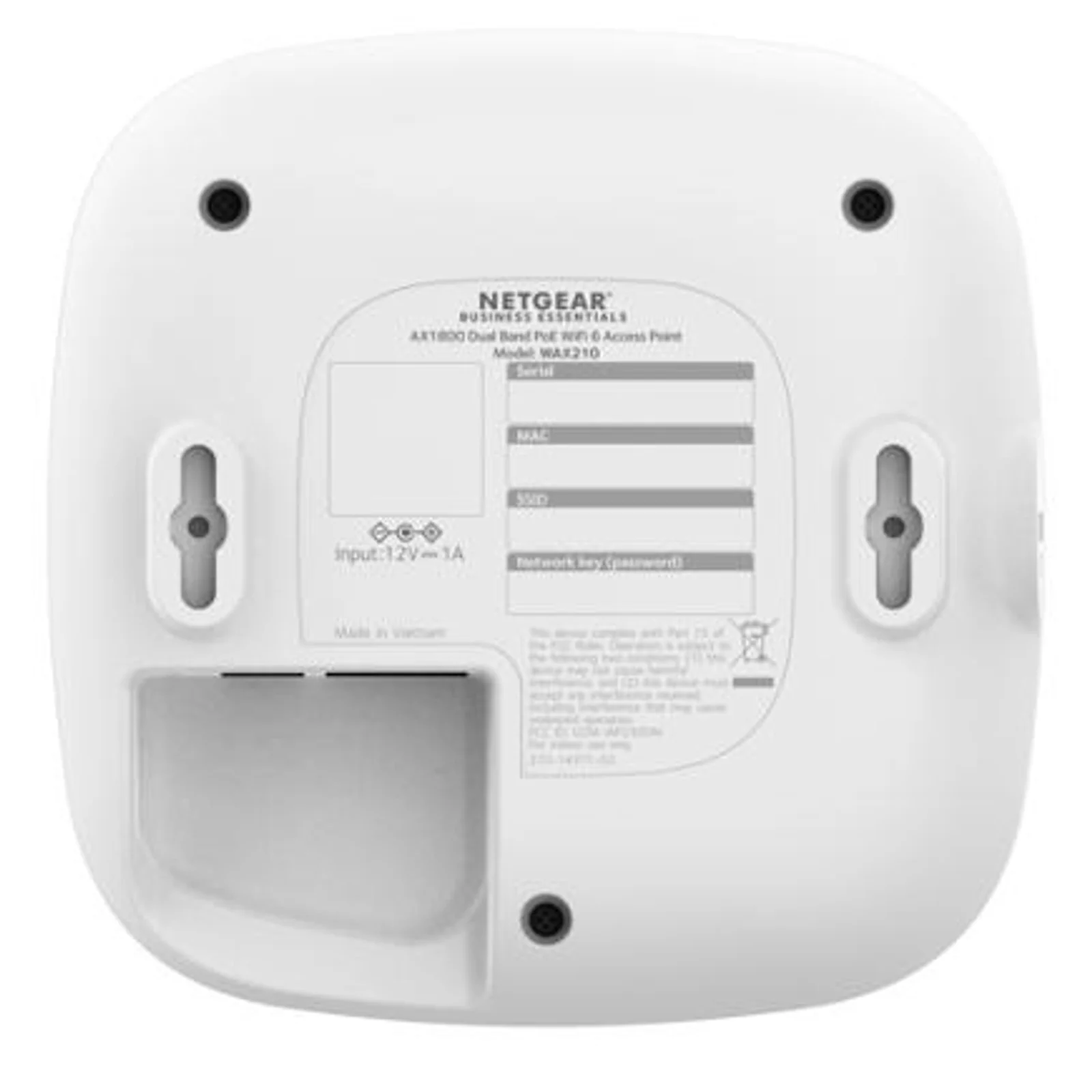 NETGEAR WAX210 1800 Mbit/s Blanc Connexion Ethernet, supportant l'alimentation via ce port (PoE)