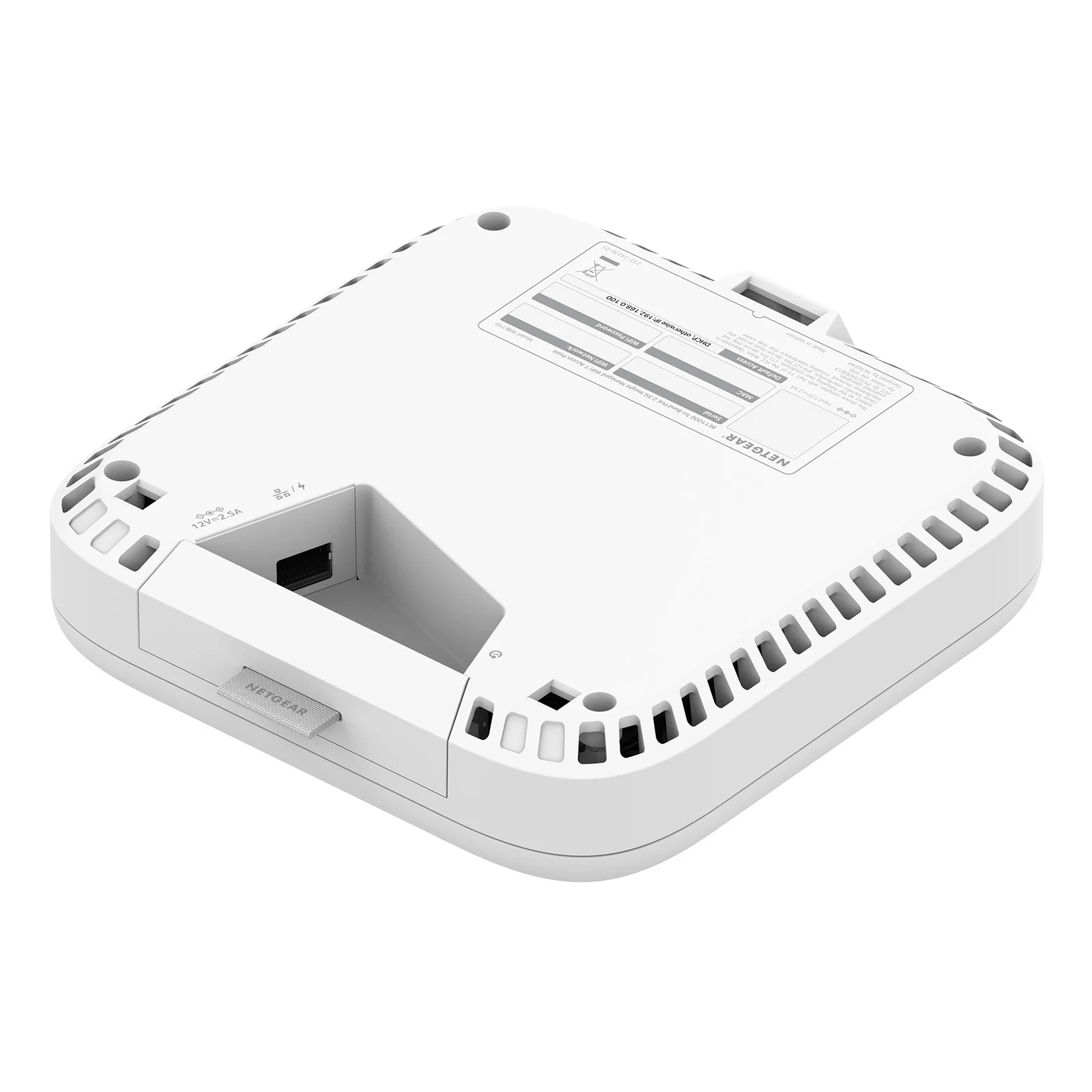 NETGEAR WBE718 9400 Mbit/s Blanc Connexion Ethernet, supportant l'alimentation via ce port (PoE)