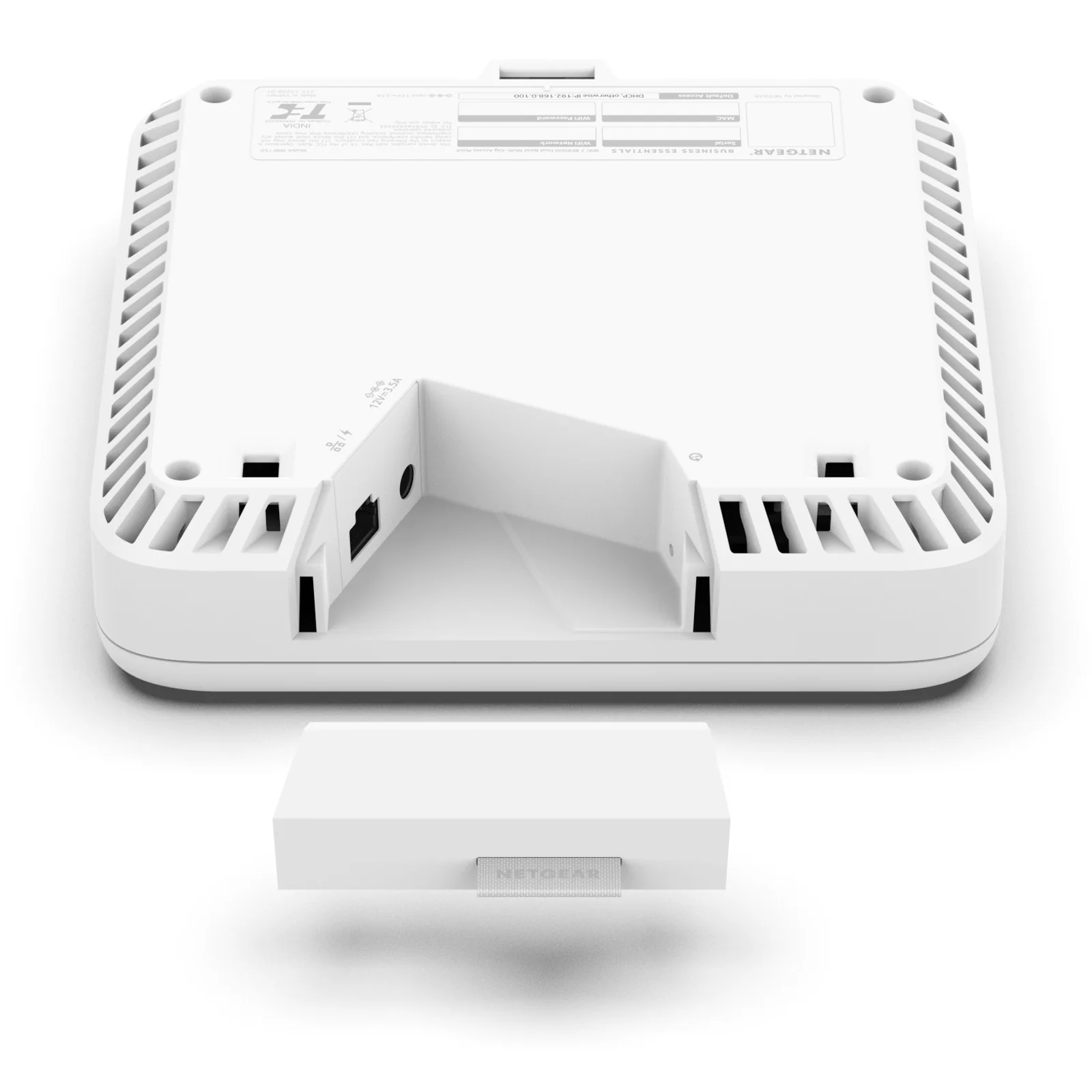 NETGEAR WBE750 11530 Mbit/s Blanc Connexion Ethernet, supportant l'alimentation via ce port (PoE)