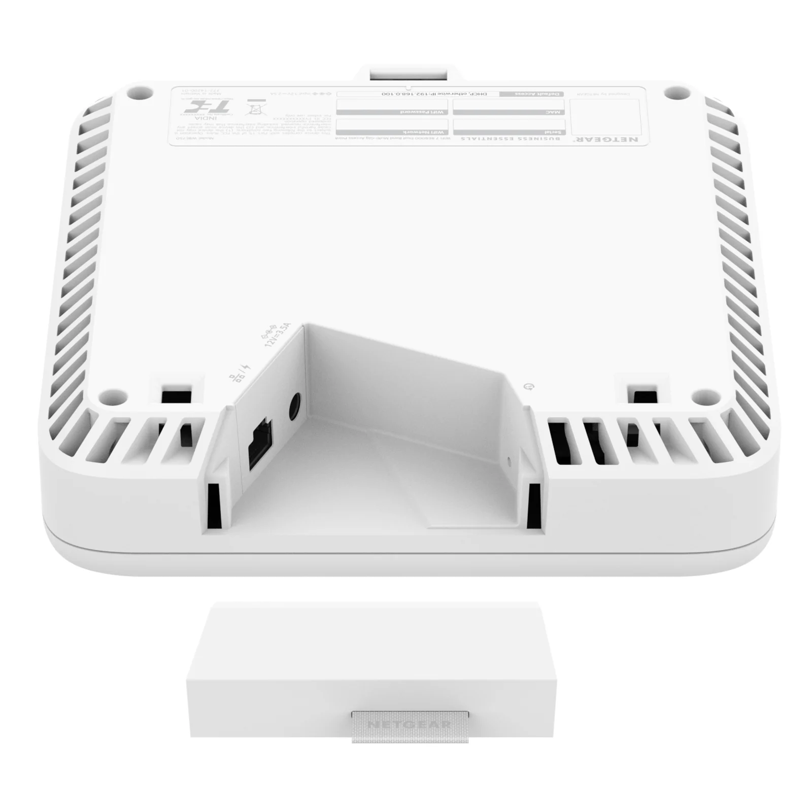 NETGEAR WBE758 11530 Mbit/s Blanc Connexion Ethernet, supportant l'alimentation via ce port (PoE)