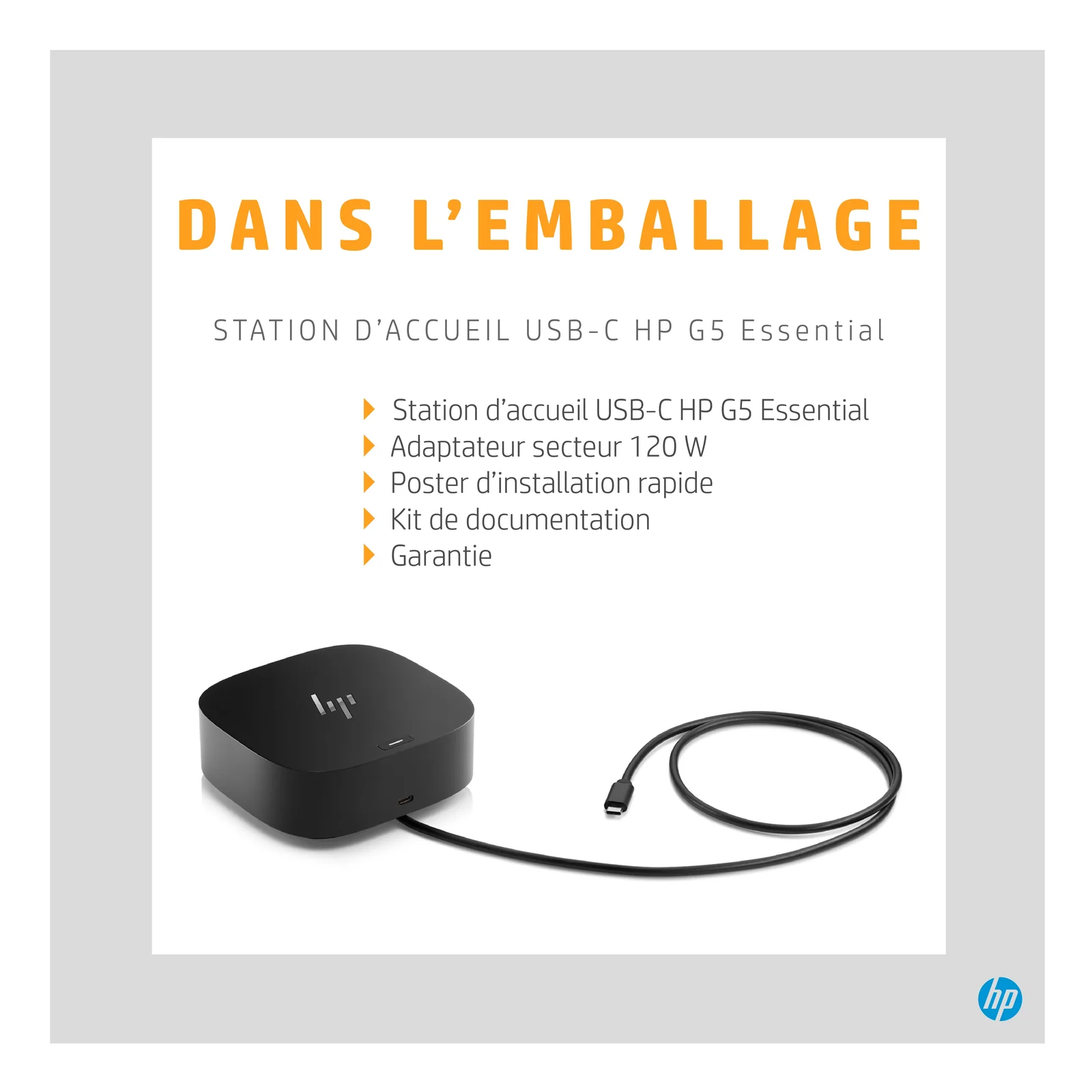 HP Station d’accueil USB-C G5 Essential