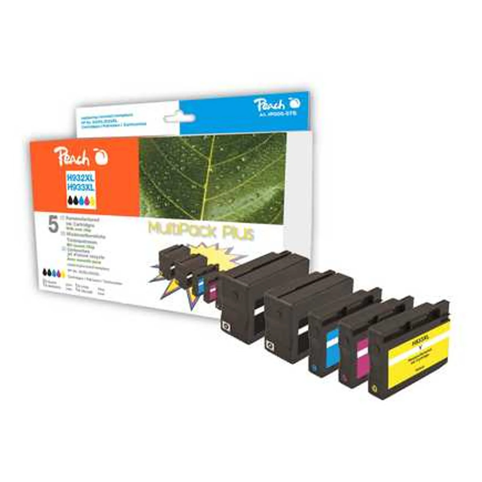 Multipack Plus avec puce, compatible avec No. 932XL, No. 933XL