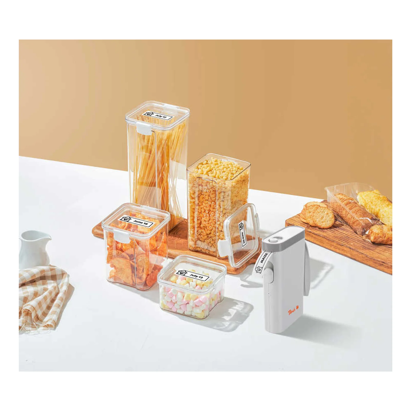 Peach PE110 imprimante pour étiquettes Thermique directe 203 x 203 DPI 60 mm/sec Sans fil Bluetooth