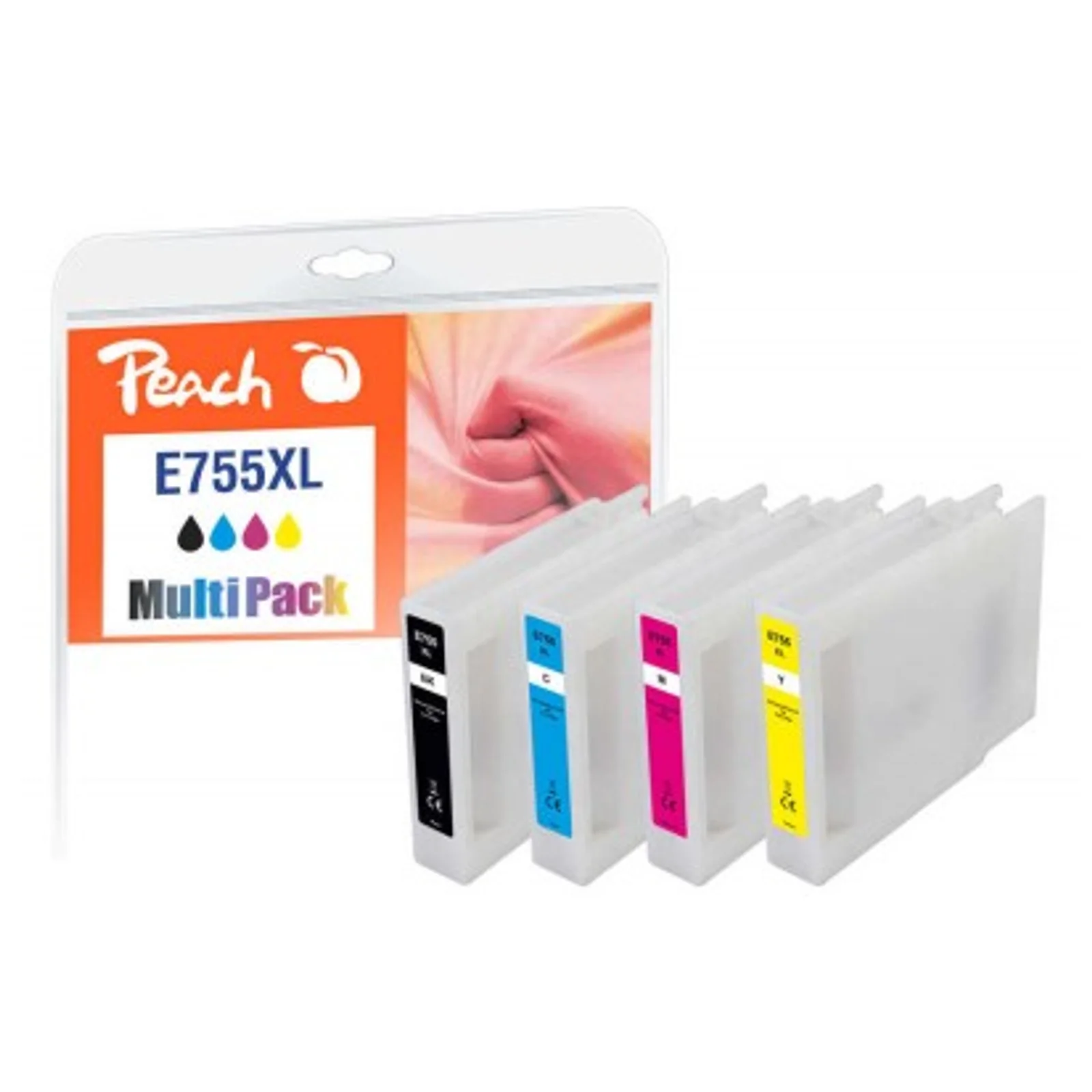 PI200-724 cartouche d'encre 4 pièce(s) Compatible Rendement élevé (XL) Noir, Cyan, Magenta, Jaune