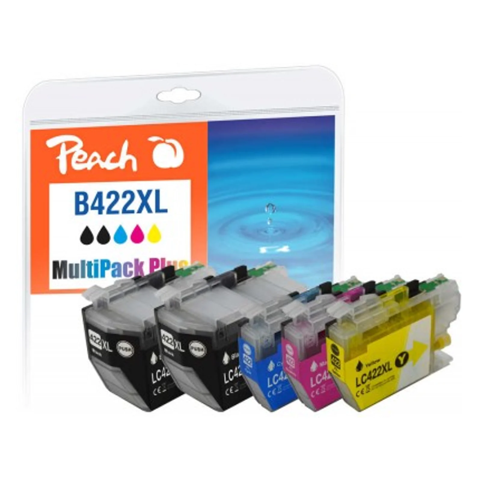 PI500-384 cartouche d'encre 5 pièce(s) Compatible Rendement élevé (XL) Noir, Bleu clair, Rose, Jaune