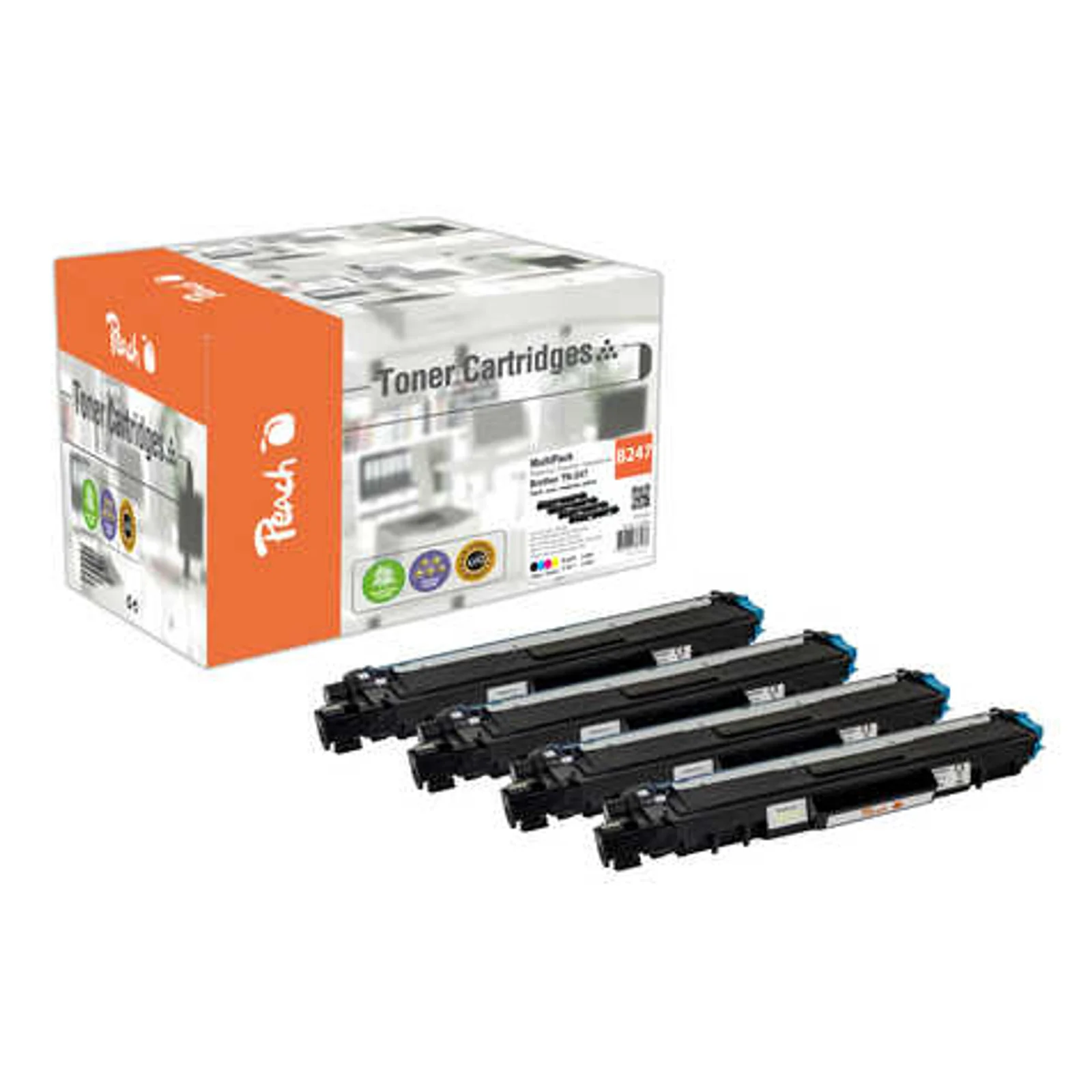 PT1070 Cartouche de toner 4 pièce(s) Compatible Noir, Cyan, Magenta, Jaune