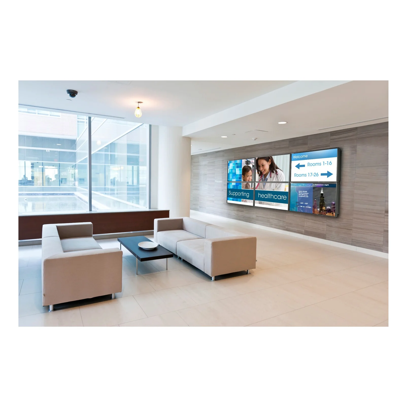Peerless DS-VW665 montage des affichages de messages 165,1 cm (65") Noir