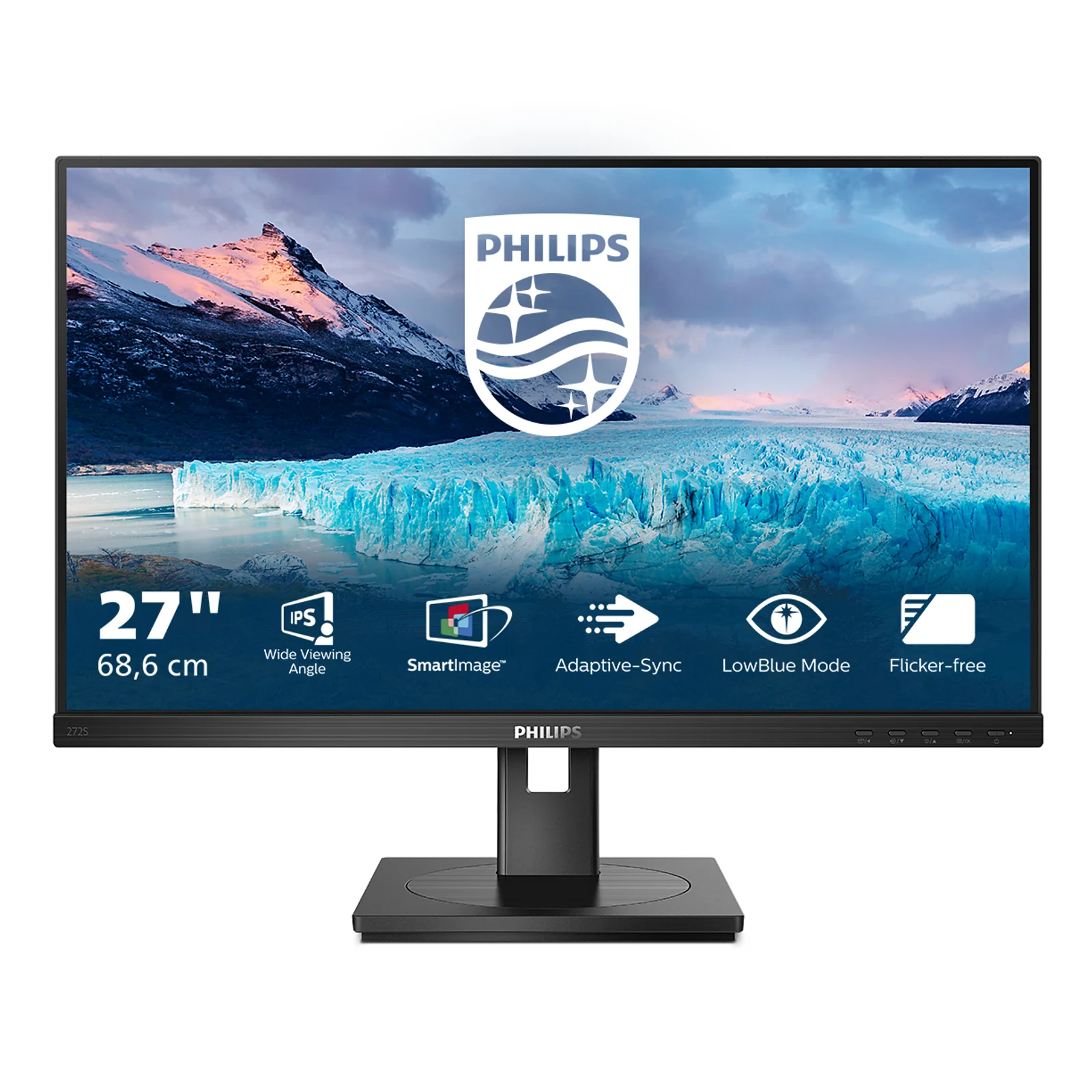 272S1M/00 écran plat de PC 68,6 cm (27") 1920 x 1080 pixels Full HD LCD Noir