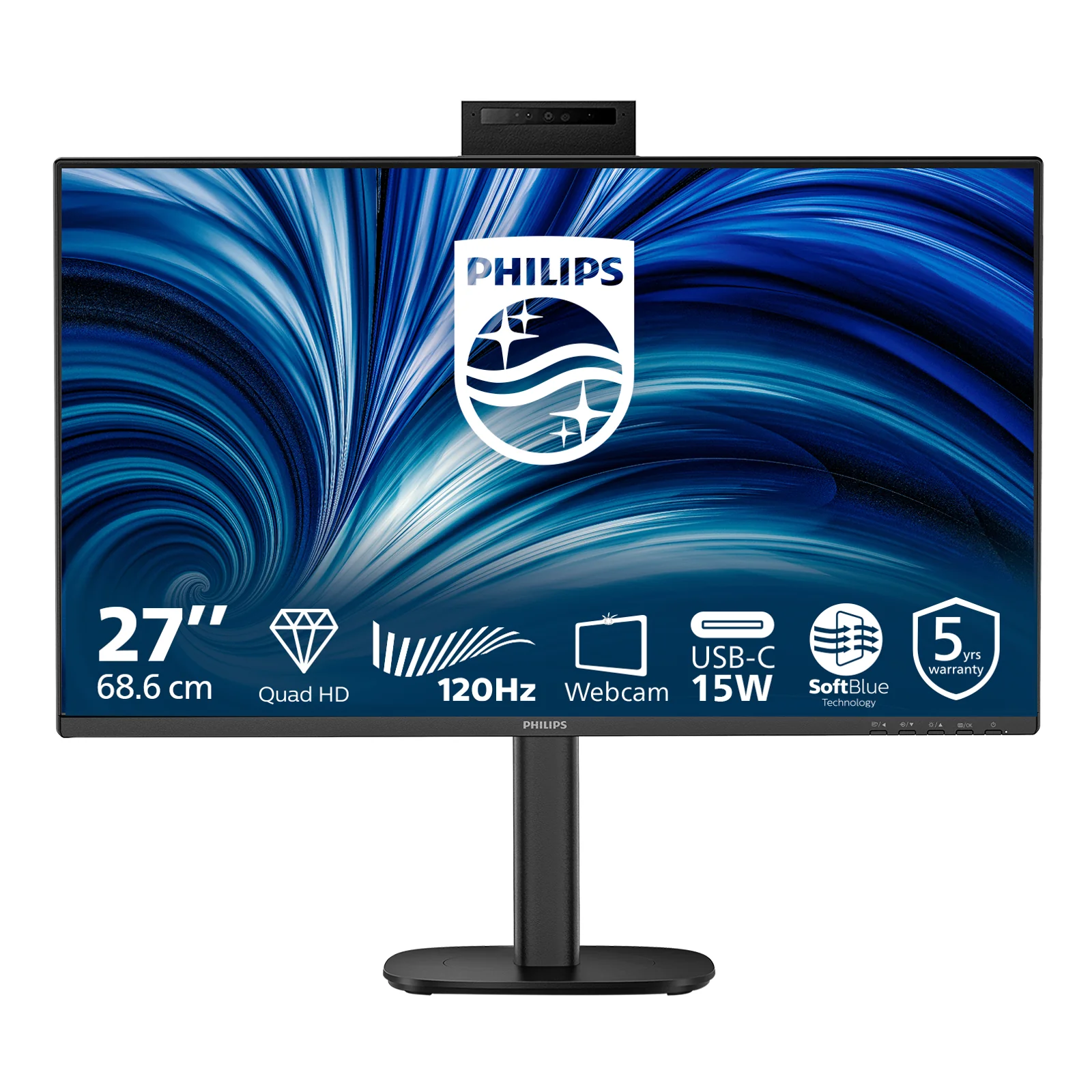 27B2N3500JH écran plat de PC 68,6 cm (27") 2560 x 1440 pixels Quad HD LCD Noir