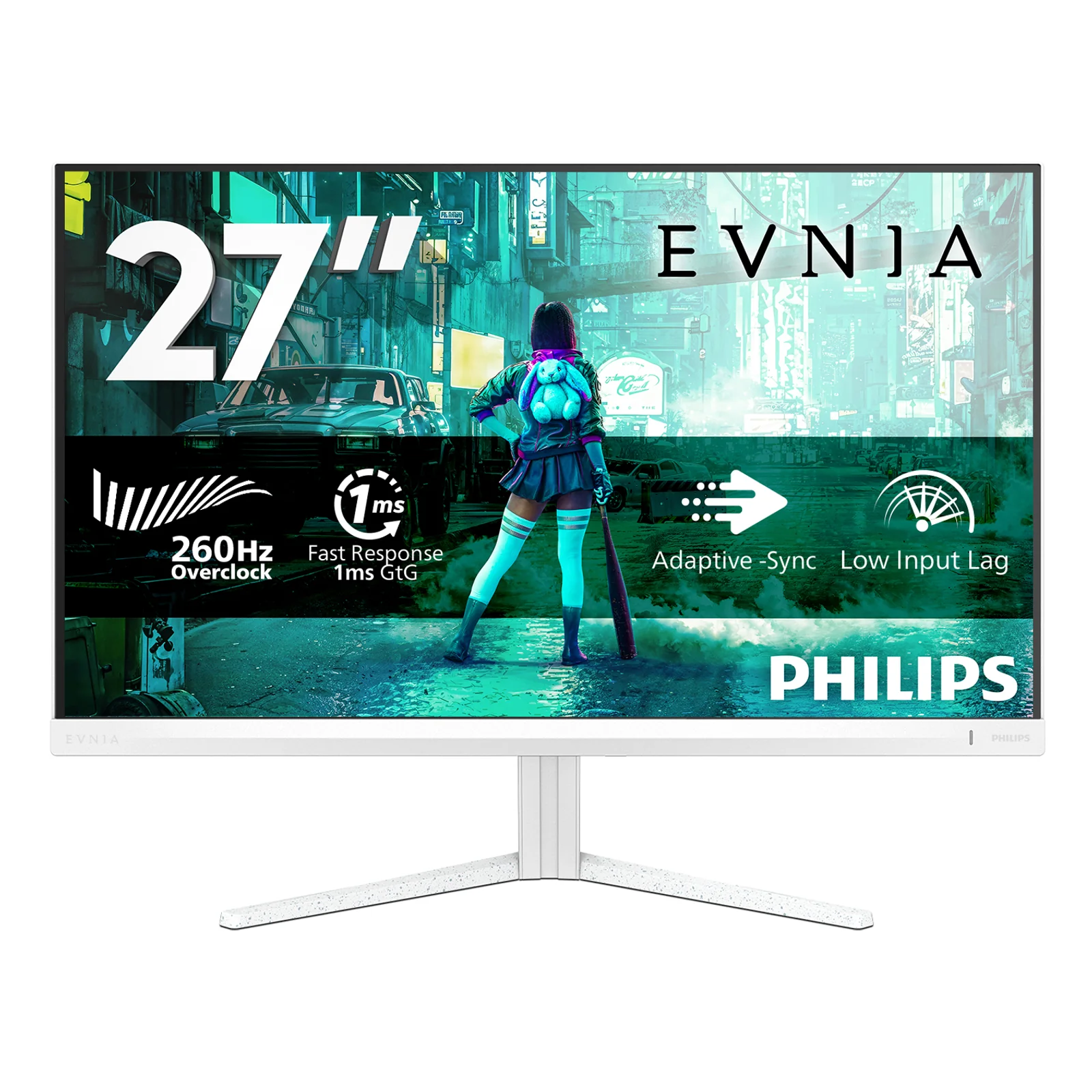 27M2N3201PL/00 écran plat de PC 68,6 cm (27") 1920 x 1080 pixels Full HD LCD Blanc