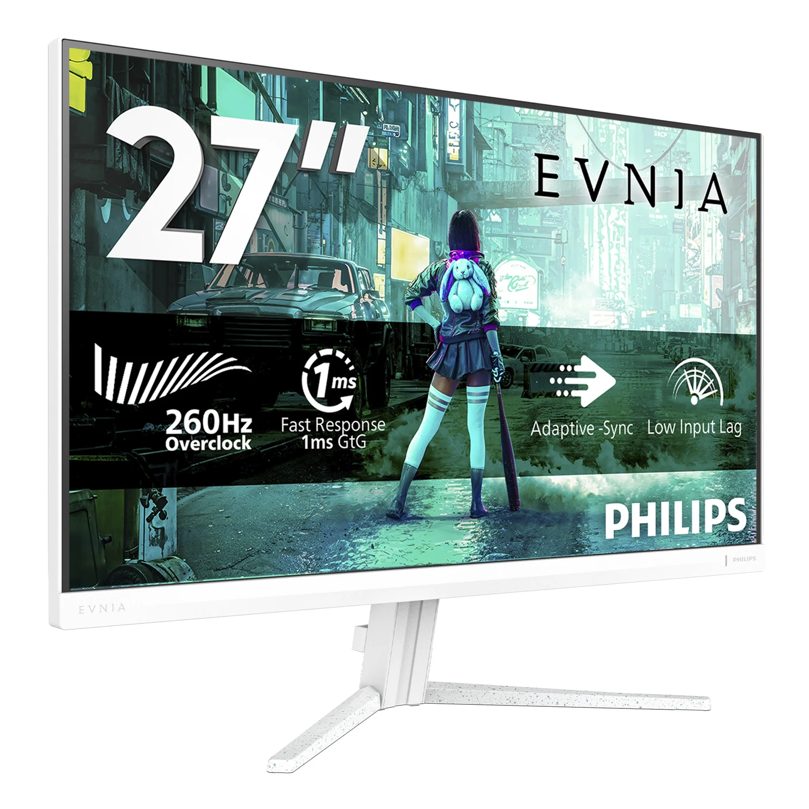 Philips 27M2N3201PL/00 écran plat de PC 68,6 cm (27") 1920 x 1080 pixels Full HD LCD Blanc