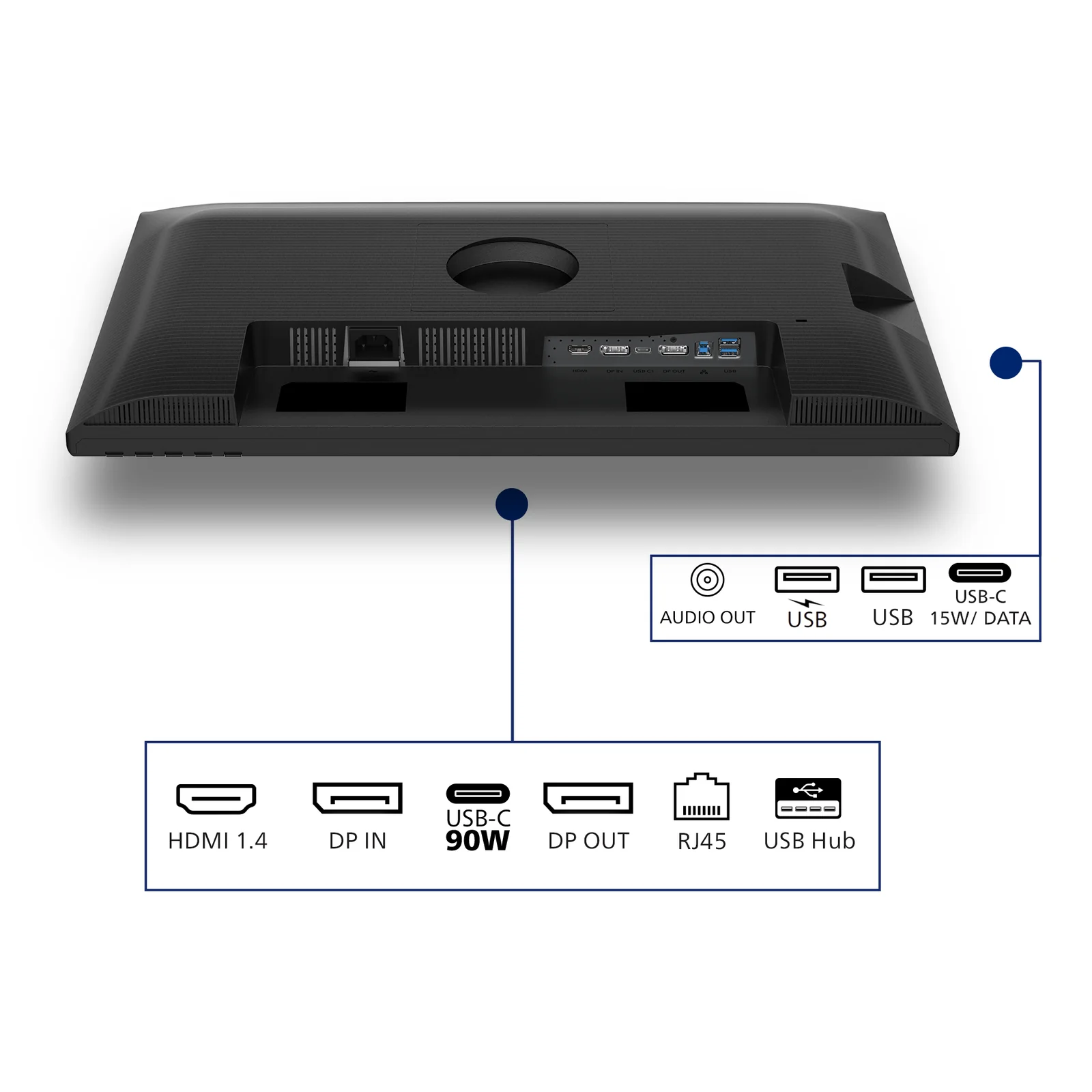 Philips 3000 series 24B2U3301D/00 écran plat de PC 61,2 cm (24.1") 1920 x 1200 pixels WUXGA LCD Noir