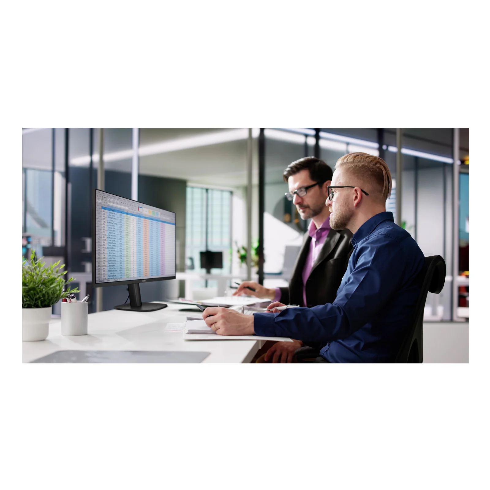 Philips 3000 series 24B2U3301D/00 écran plat de PC 61,2 cm (24.1") 1920 x 1200 pixels WUXGA LCD Noir