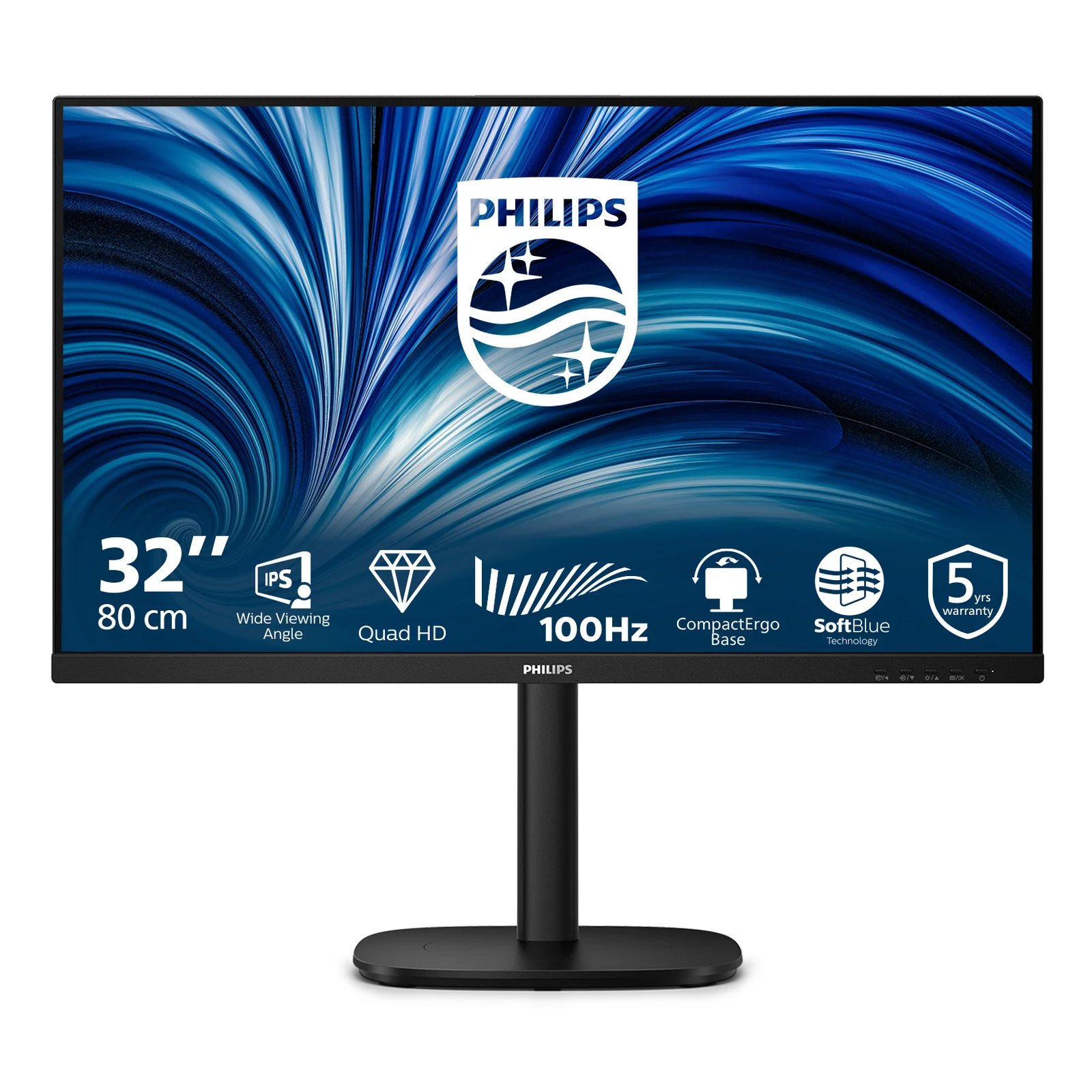 3000 series 32B2N3500/00 écran plat de PC 80 cm (31.5") 2560 x 1440 pixels Quad HD LCD Noir