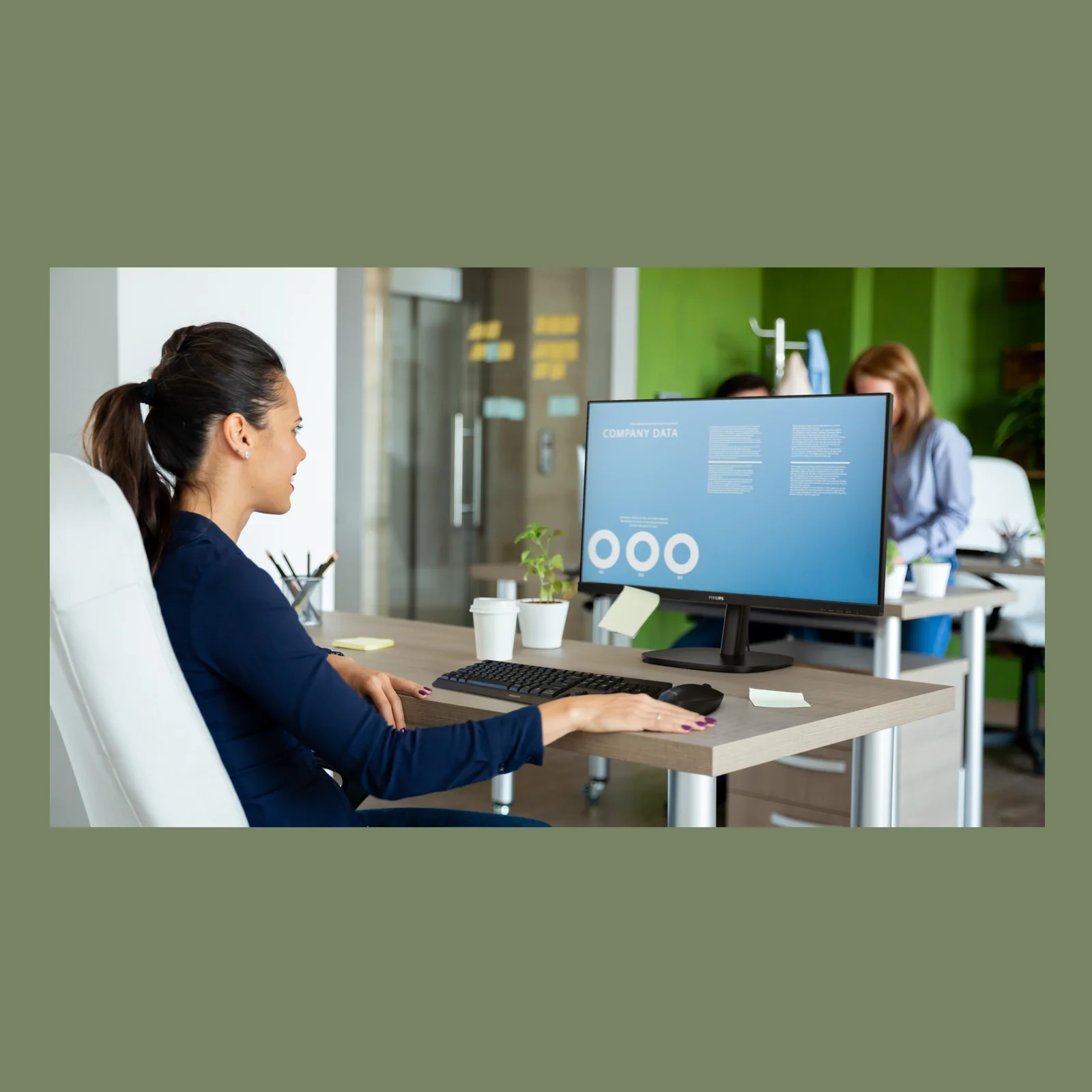 Philips 3000 series 32B2N3500/00 écran plat de PC 80 cm (31.5") 2560 x 1440 pixels Quad HD LCD Noir