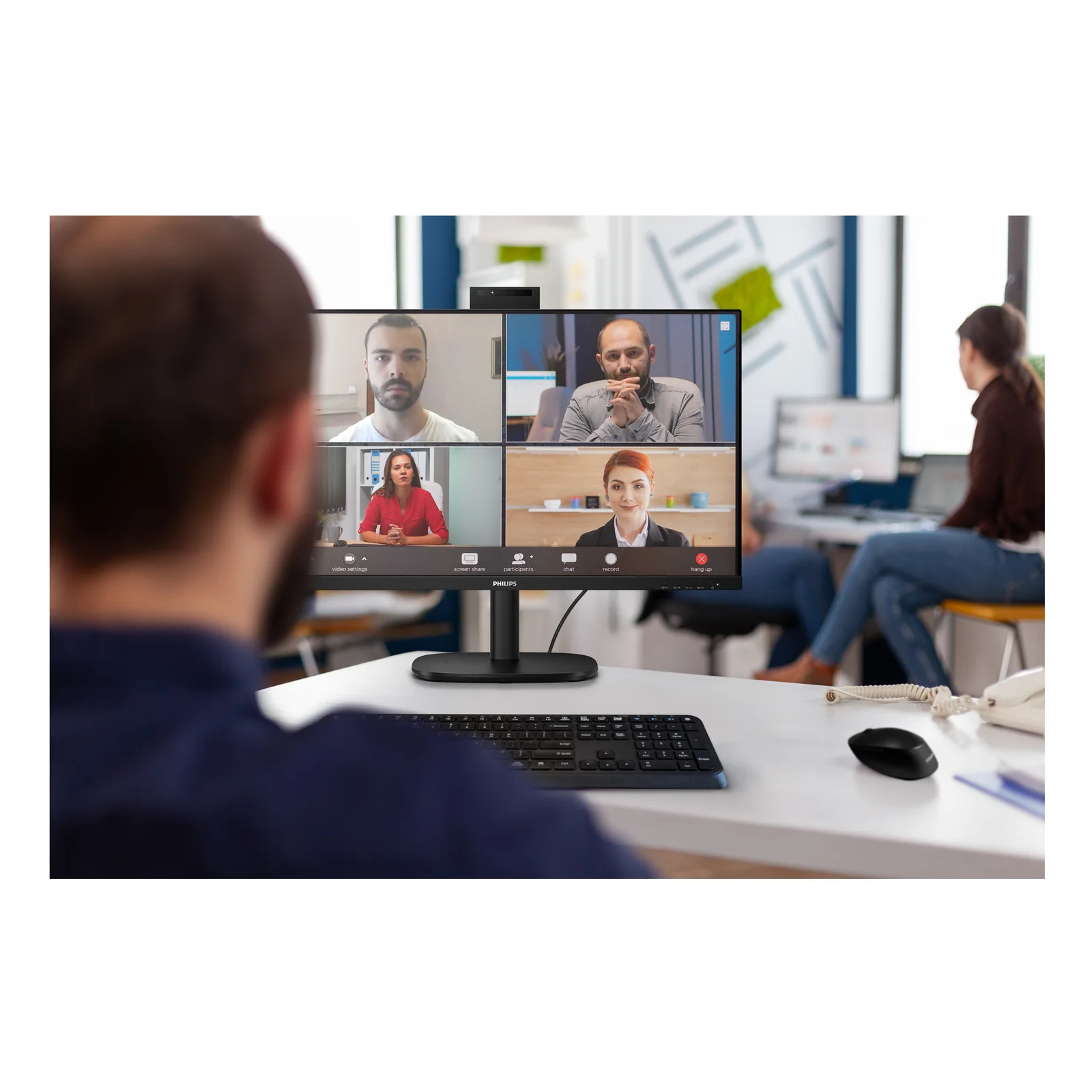 Philips 3000 series 32B2U3601H/00 écran plat de PC 80 cm (31.5") 2560 x 1440 pixels Quad HD LCD Noir