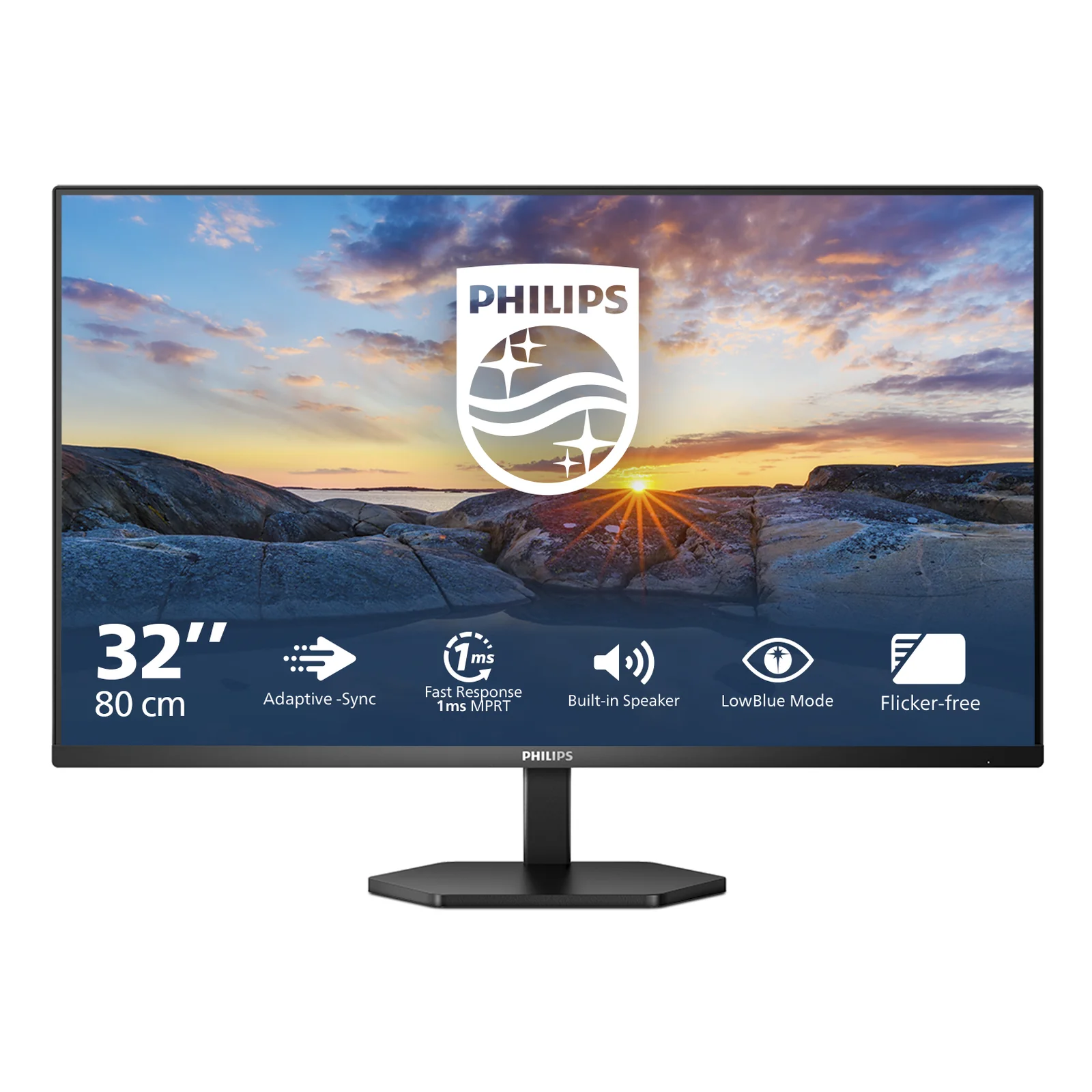 3000 series 32E1N3100LA/00 écran plat de PC 80 cm (31.5") 1920 x 1080 pixels Full HD LCD Noir