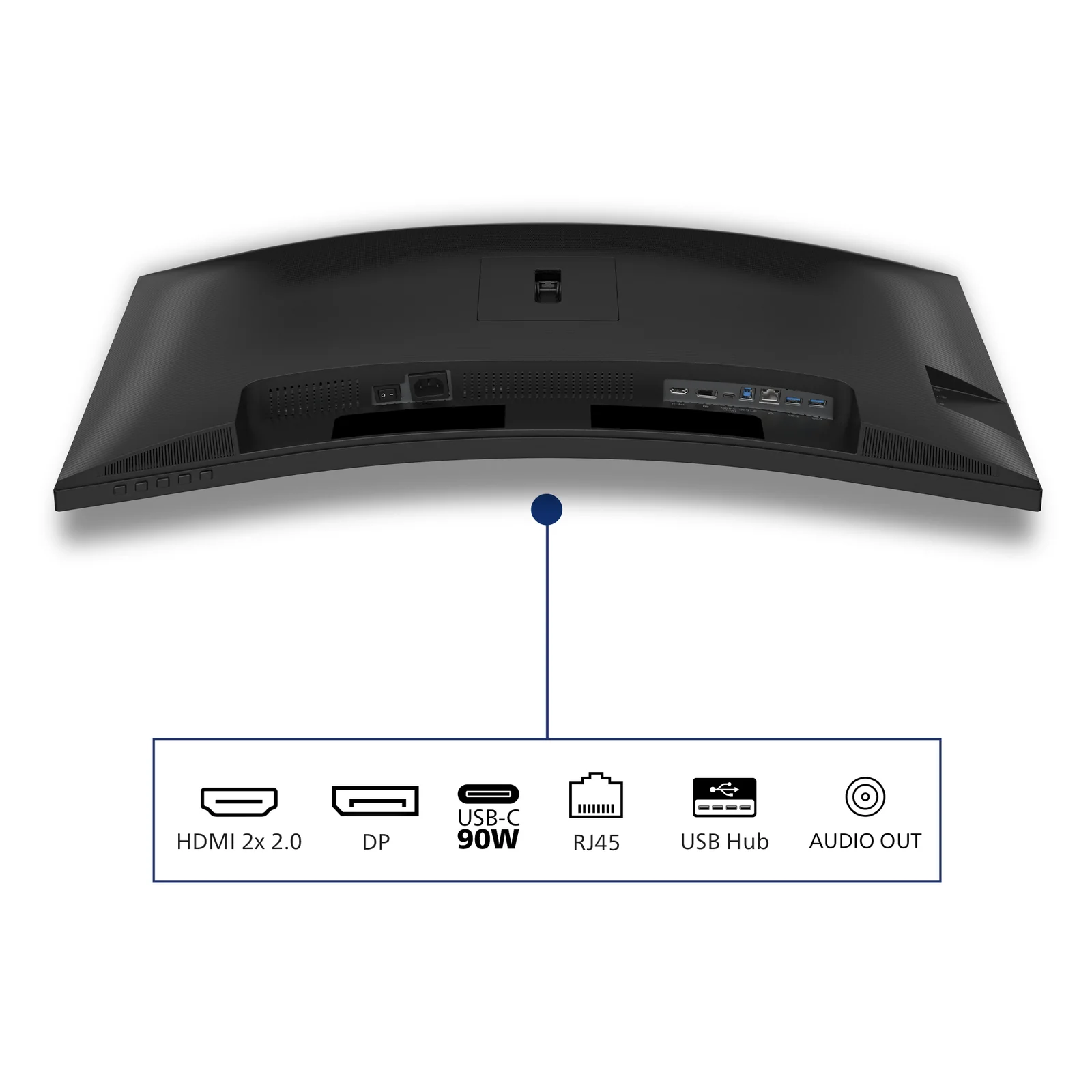 Philips 3000 series 34B2U3600C/00 écran plat de PC 86,4 cm (34") 3440 x 1440 pixels Wide Quad HD LCD Noir