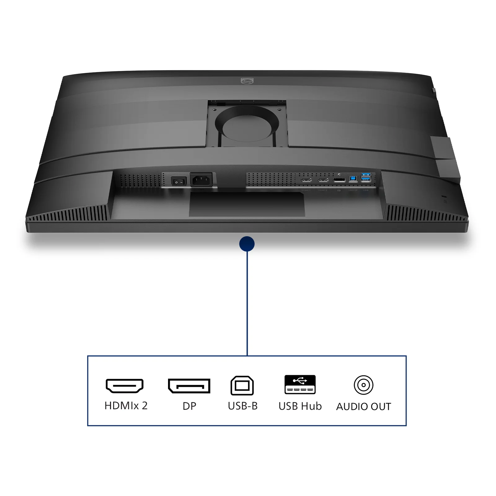 Philips 4000 series 27B2N4500/00 écran plat de PC 68,6 cm (27") 2560 x 1440 pixels Quad HD LCD Gris