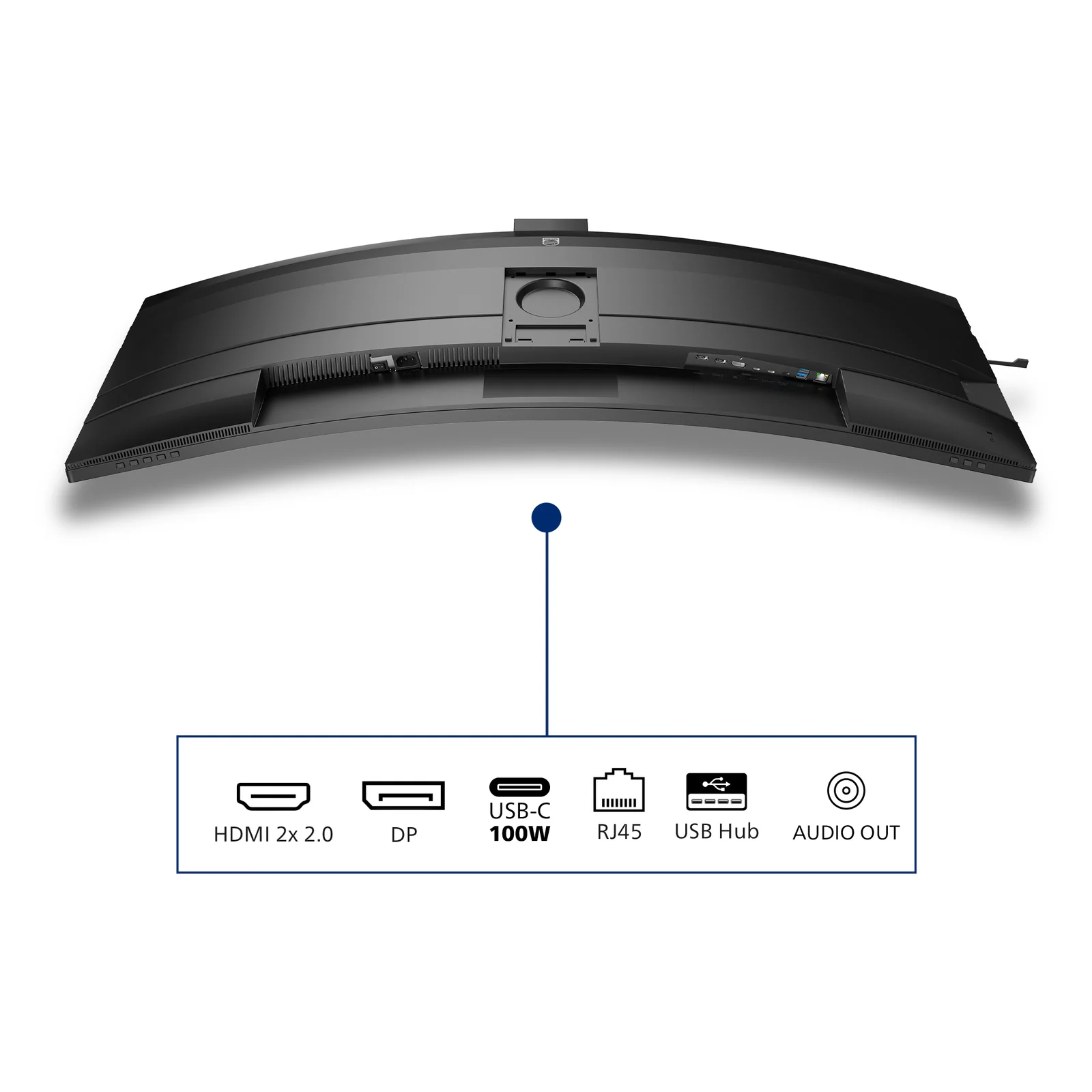 Philips 49B2U6903CH/00 écran plat de PC 124,5 cm (49") 5120 x 1440 pixels Dual QHD LCD Gris