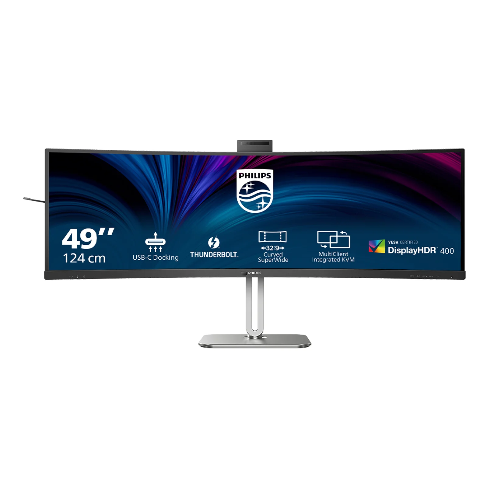 Philips 49B2U6903CH/00 écran plat de PC 124,5 cm (49") 5120 x 1440 pixels Dual QHD LCD Gris