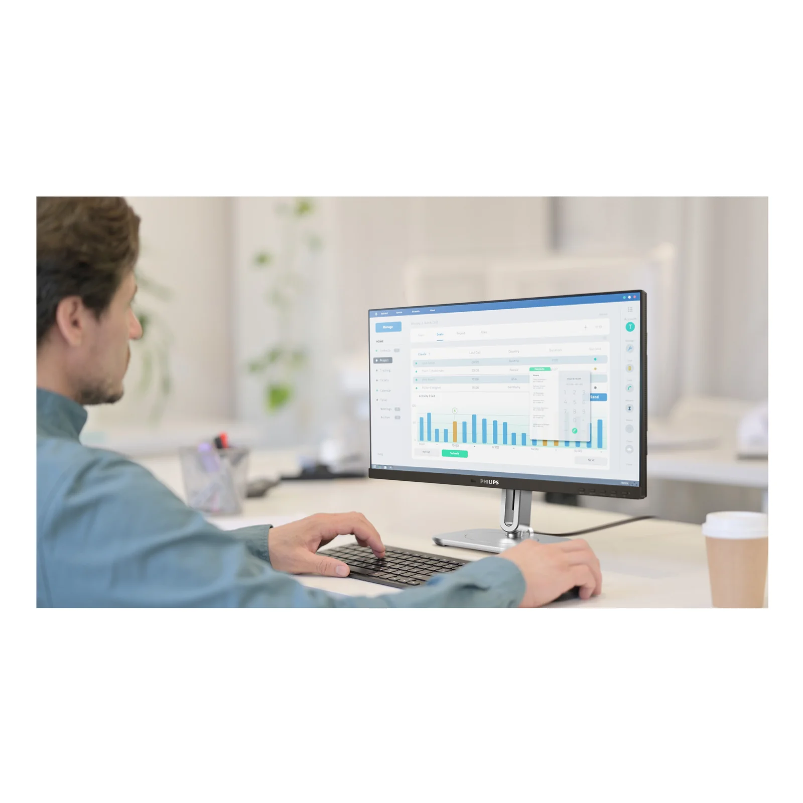 Philips 5000 series 24B2G5200/00 écran plat de PC 60,5 cm (23.8") 1920 x 1080 pixels Full HD LCD Anthracite