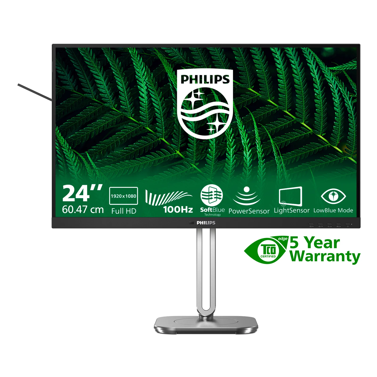 Philips 5000 series 24B2G5200/00 écran plat de PC 60,5 cm (23.8") 1920 x 1080 pixels Full HD LCD Anthracite