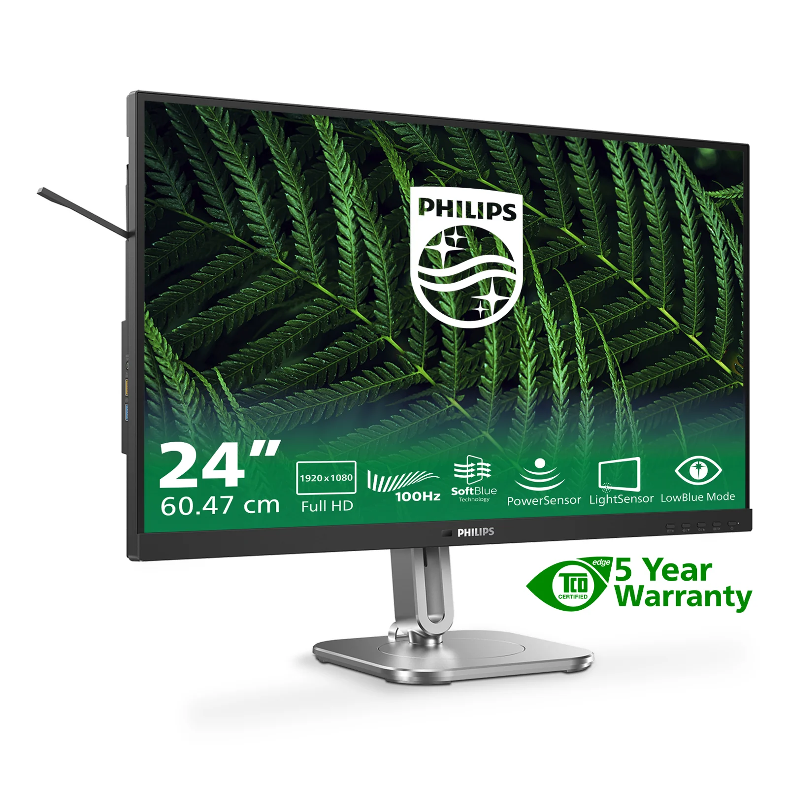 Philips 5000 series 24B2G5200/00 écran plat de PC 60,5 cm (23.8") 1920 x 1080 pixels Full HD LCD Anthracite