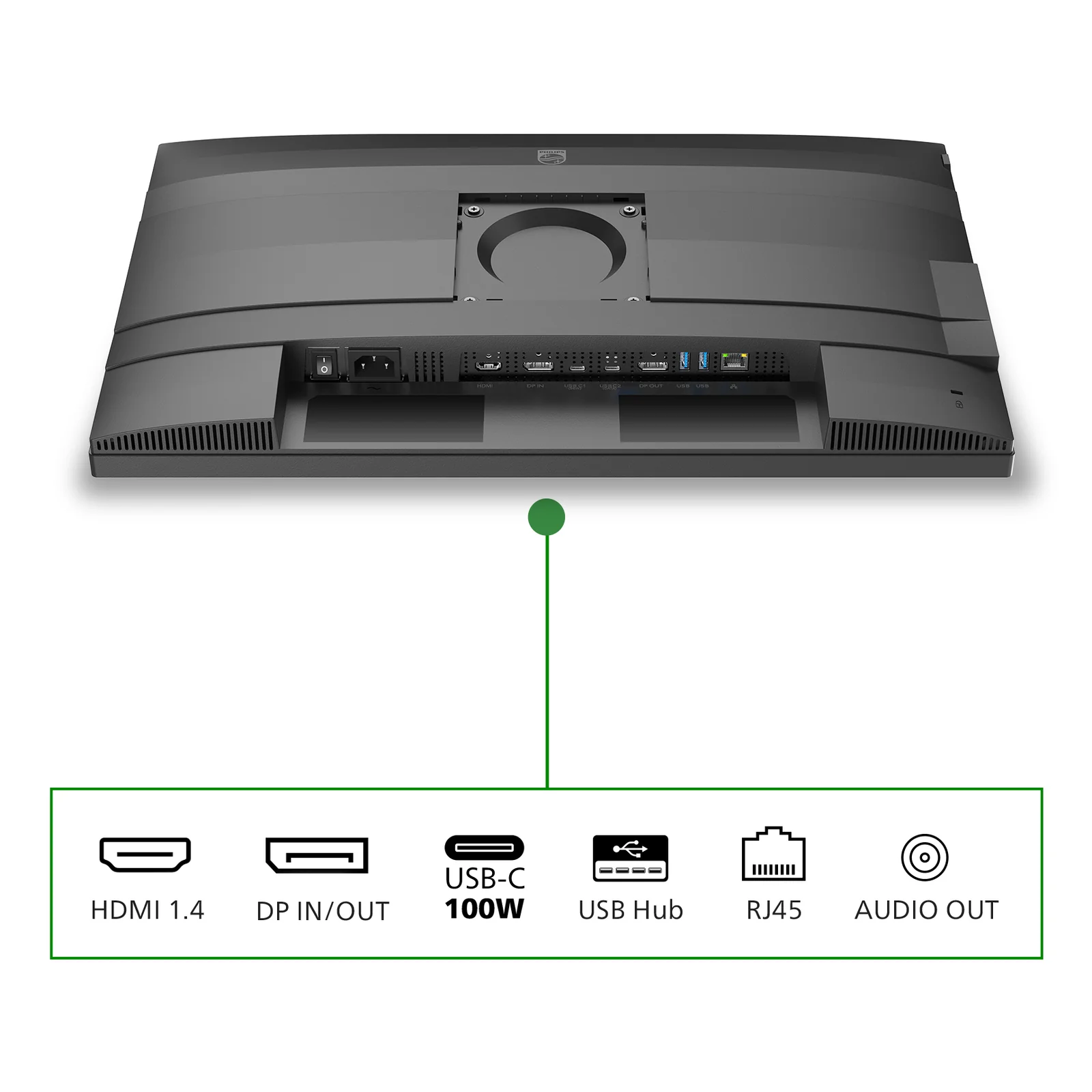 Philips 5000 series 24B2G5301/00 écran plat de PC 60,5 cm (23.8") 1920 x 1080 pixels Full HD LCD Noir