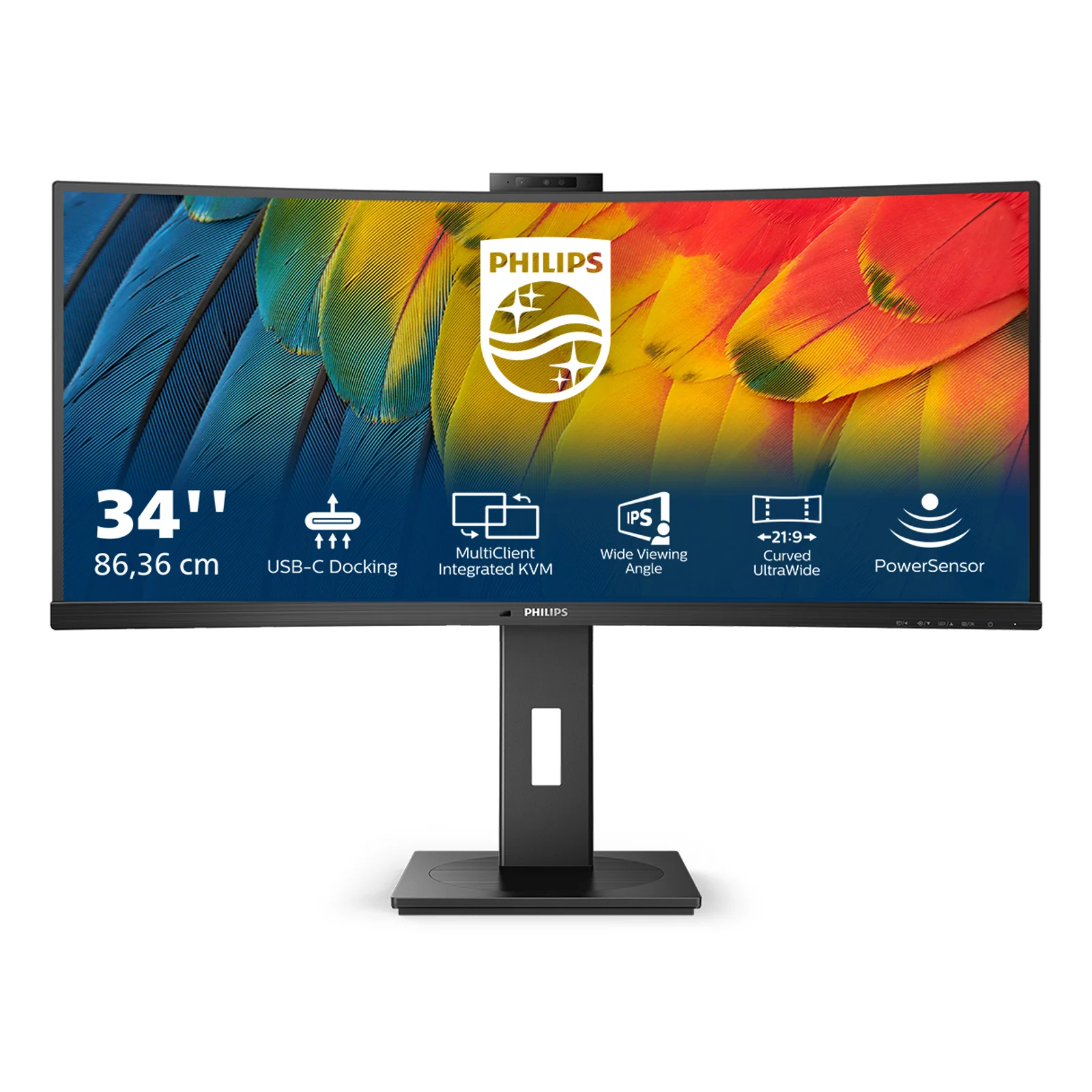 Philips 5000 series 34B1U5600CH/00 écran plat de PC 86,4 cm (34") 3440 x 1440 pixels Wide Quad HD LCD Noir