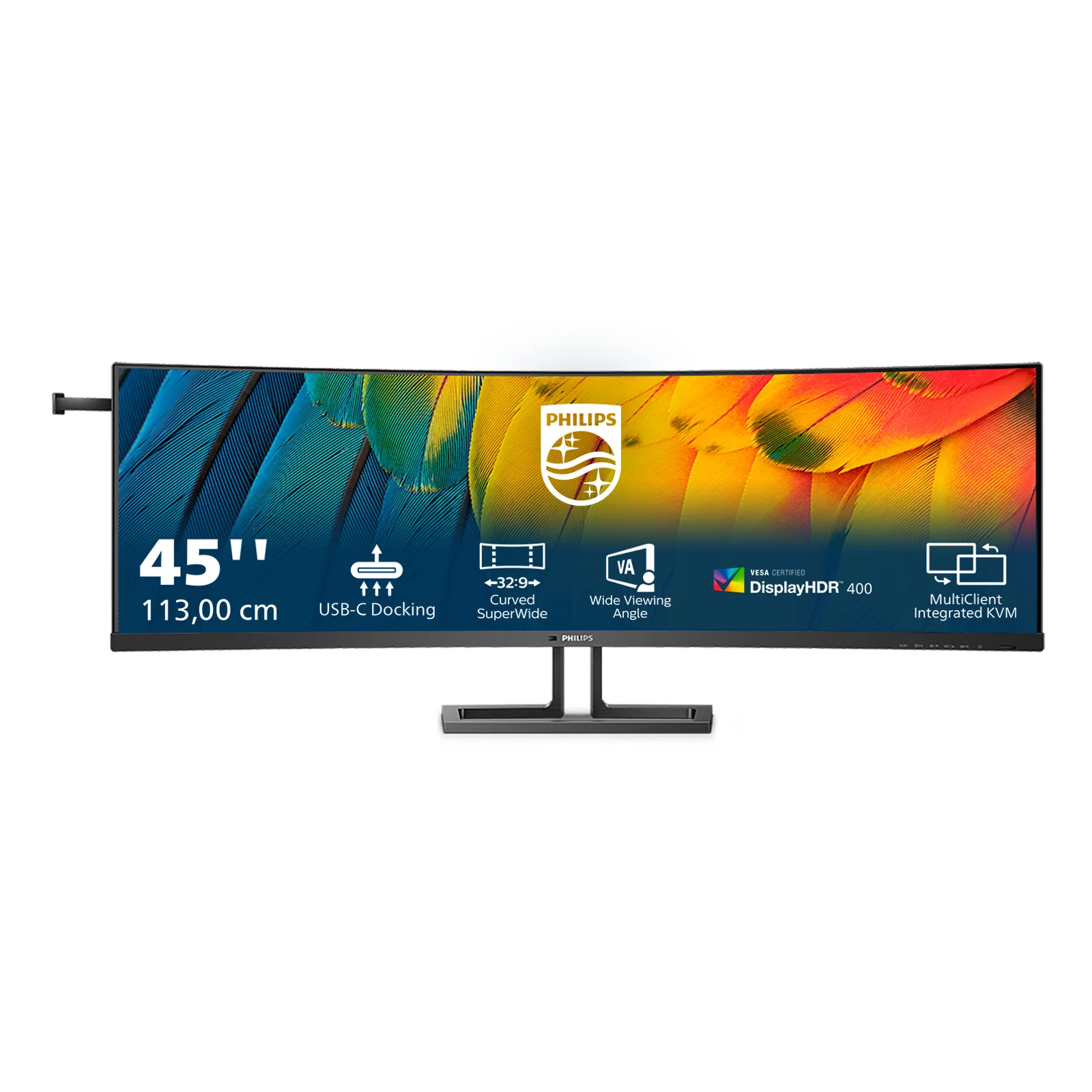 6000 series 45B1U6900C/00 écran plat de PC 113 cm (44.5") 5120 x 1440 pixels UltraWide Dual Quad HD LED Noir