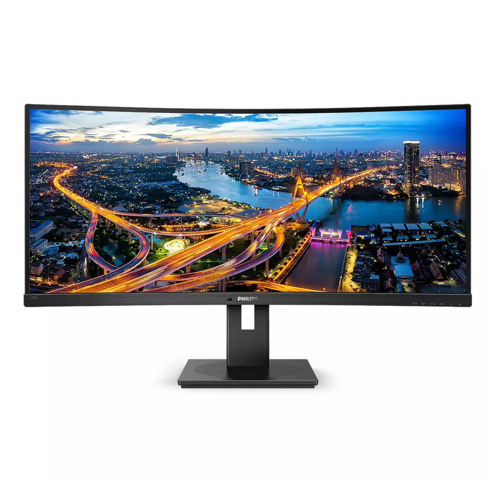 B Line 345B1C/00 écran plat de PC 86,4 cm (34") 3440 x 1440 pixels Quad HD LCD Noir