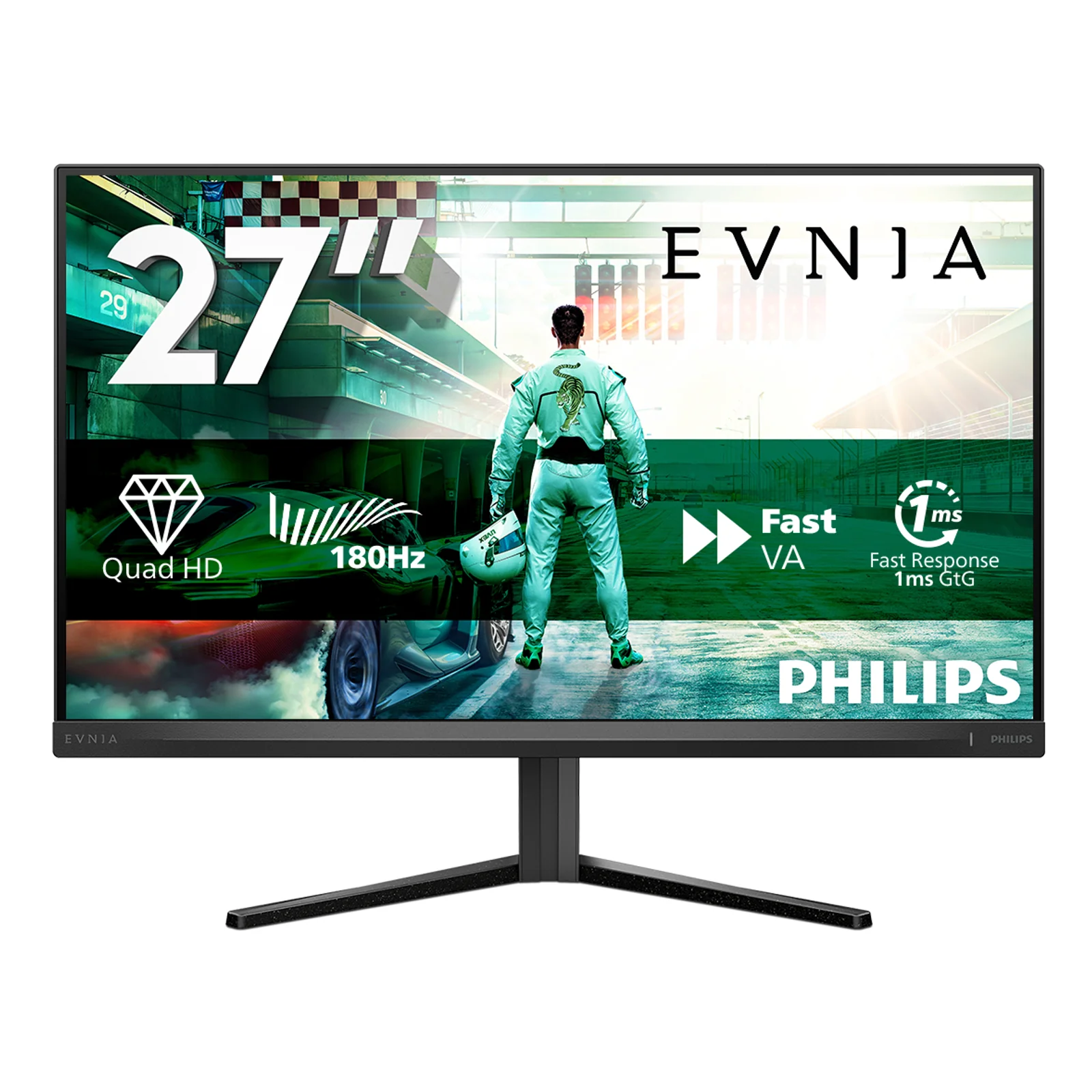 Evnia 27M2N3500NL/00 écran plat de PC 68,6 cm (27") 2560 x 1440 pixels Quad HD LCD Noir